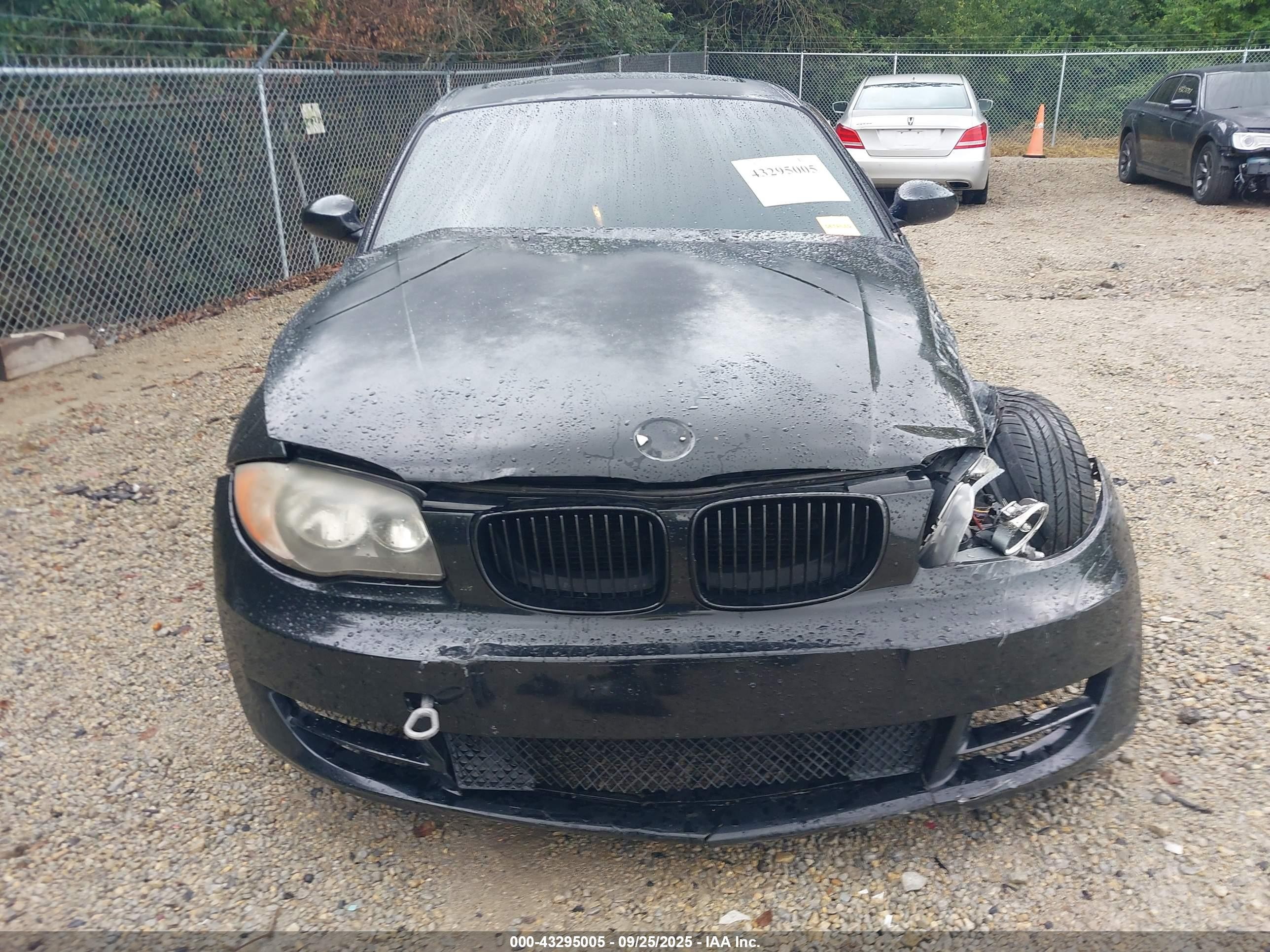 2008 Bmw 128i   Black vin: WBAUP73558VF06452