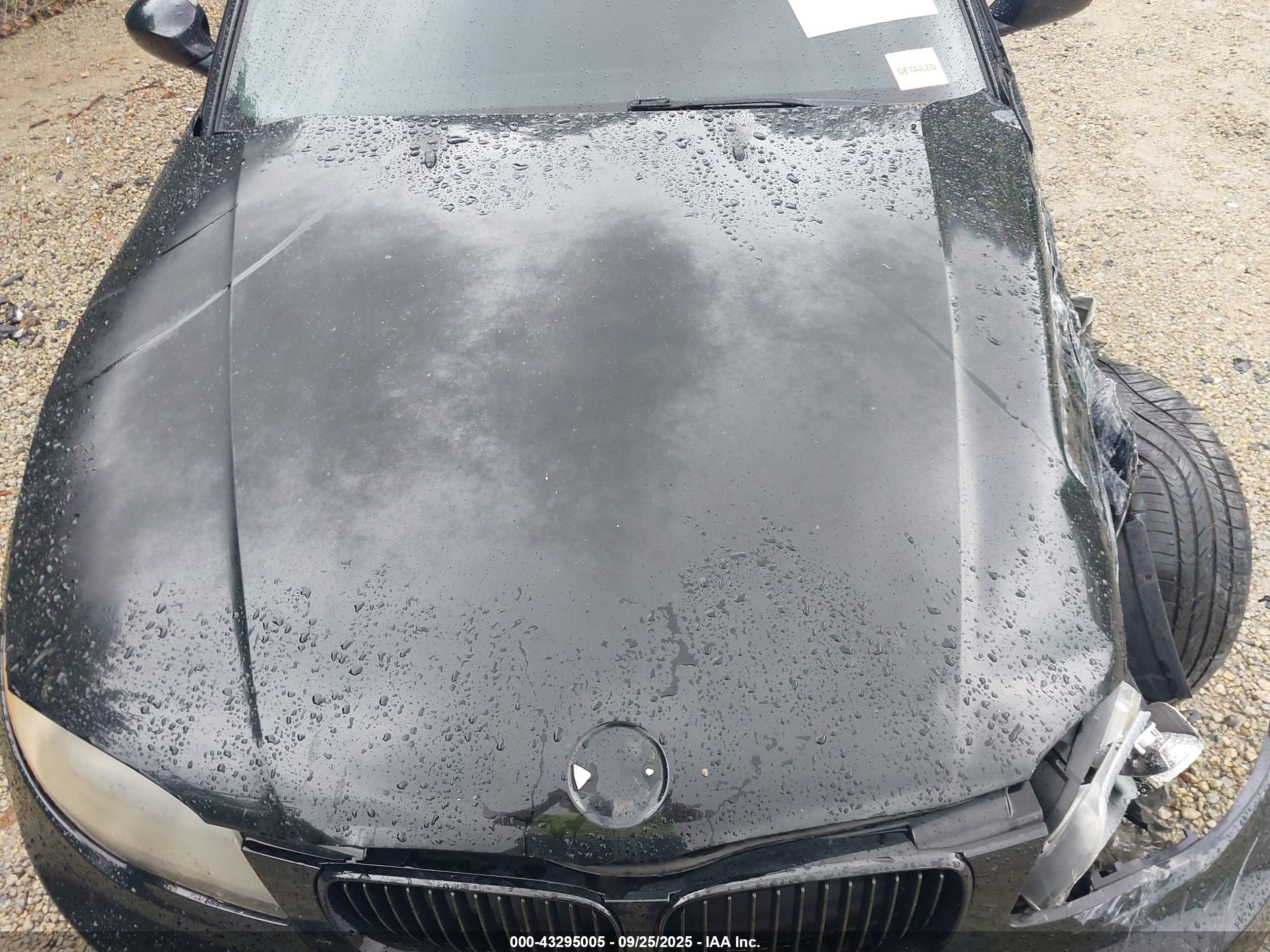 2008 Bmw 128i   Black vin: WBAUP73558VF06452