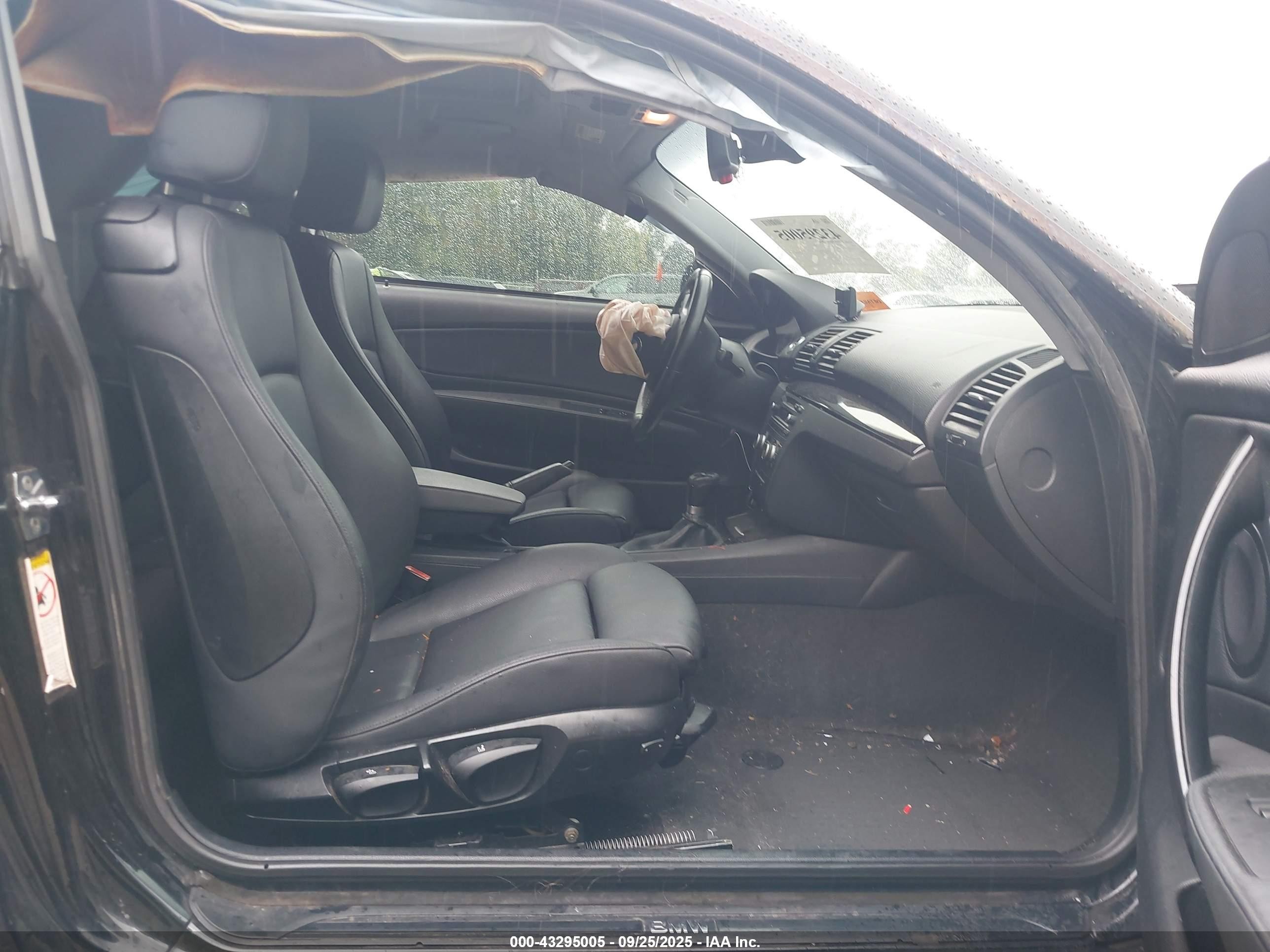 2008 Bmw 128i   Black vin: WBAUP73558VF06452