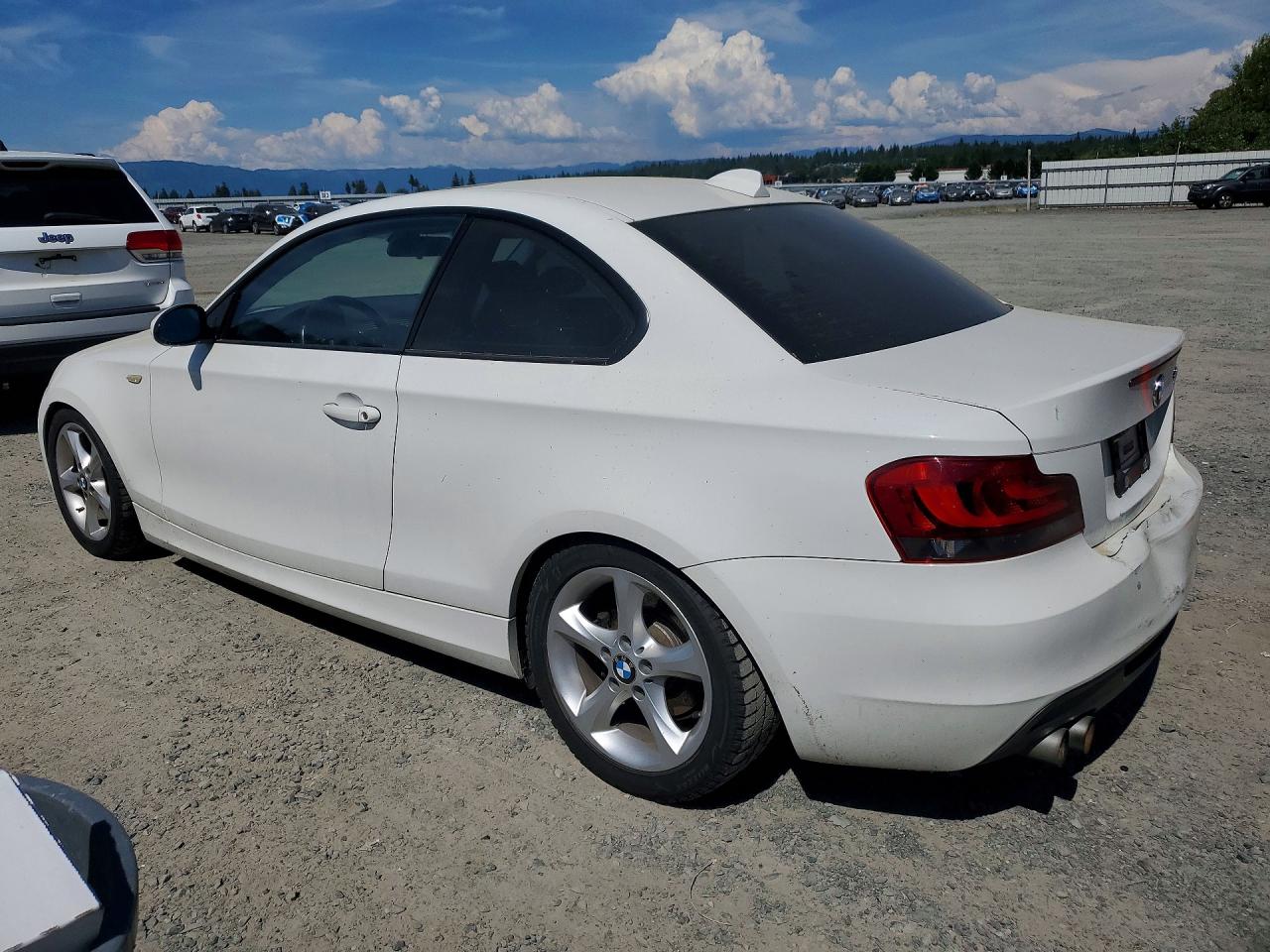 2009 Bmw 128 I White vin: WBAUP73559VF07067