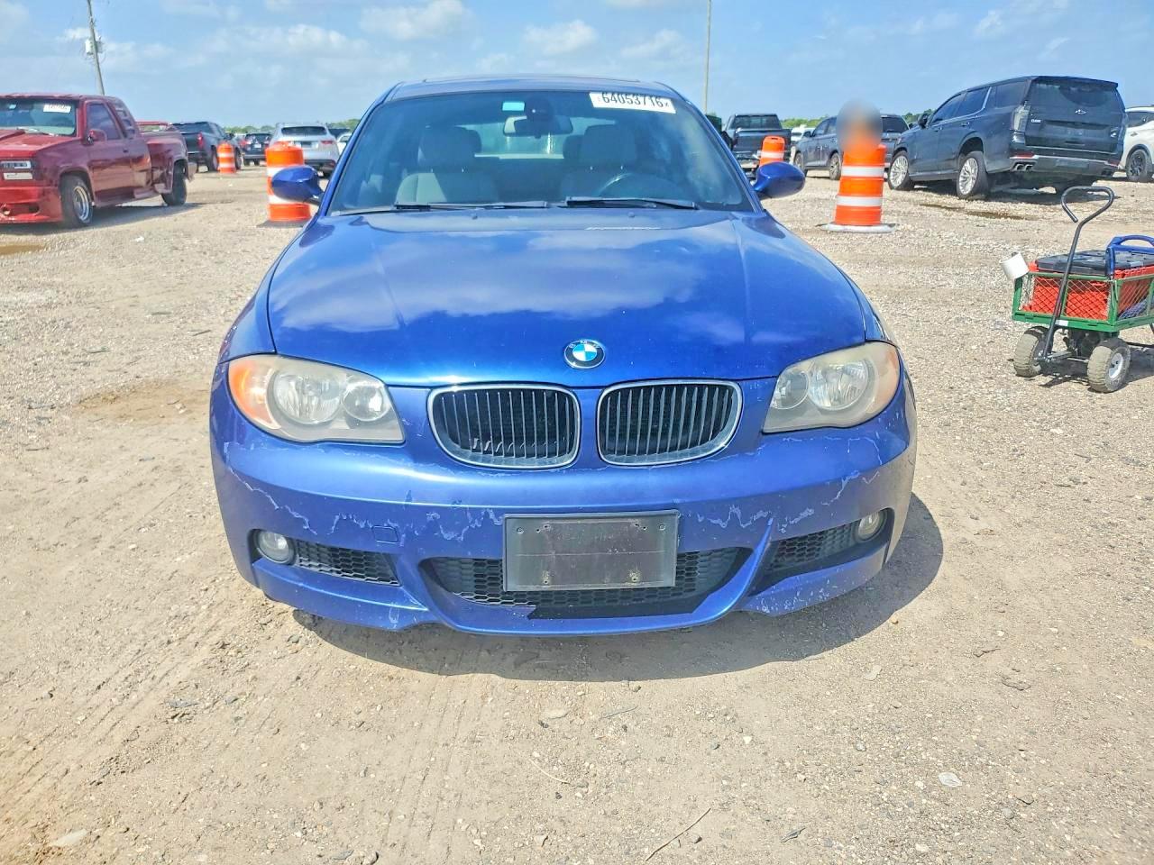 2009 Bmw 128 I Синий vin: WBAUP73559VK75891
