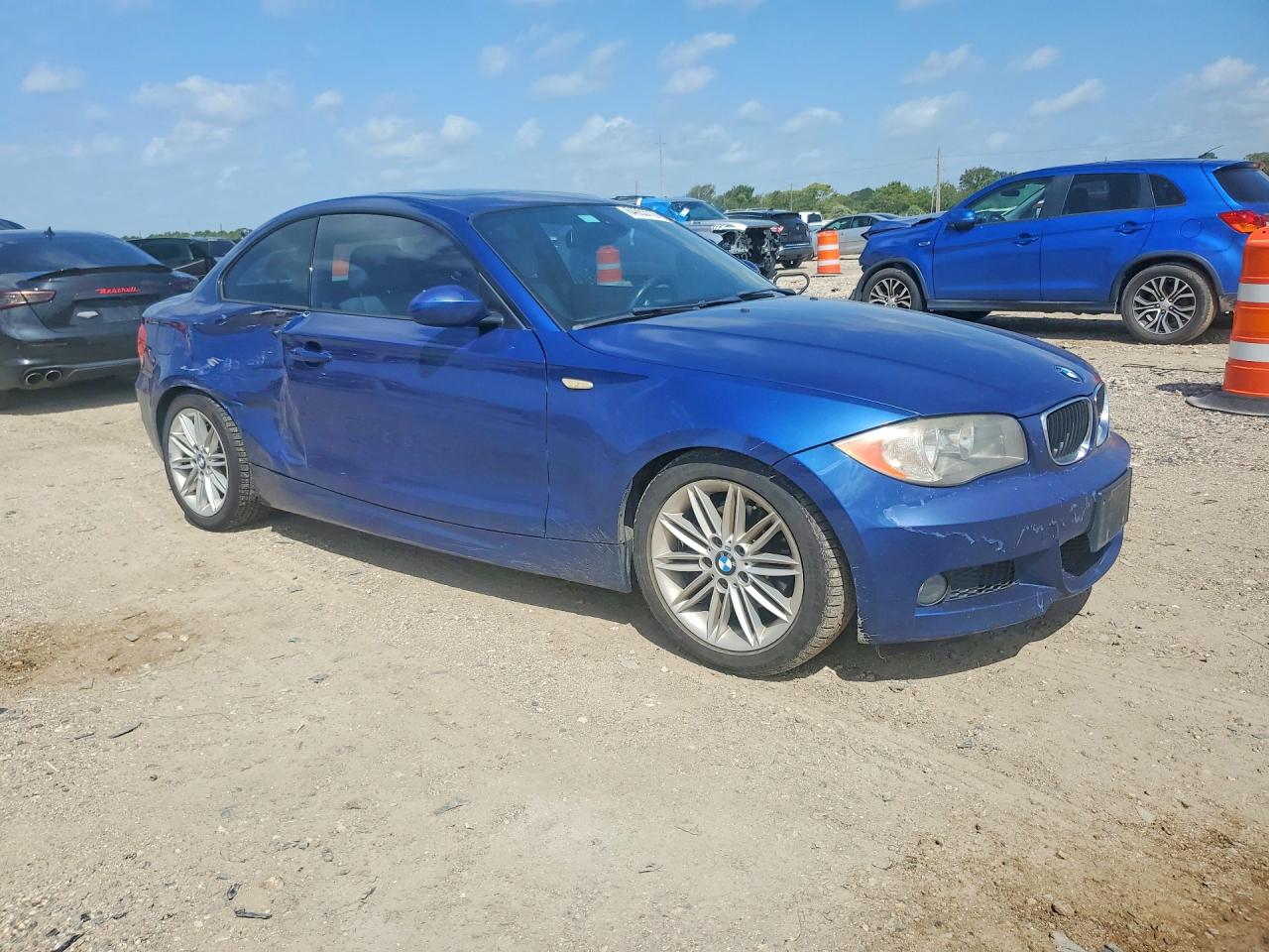 2009 Bmw 128 I Синий vin: WBAUP73559VK75891