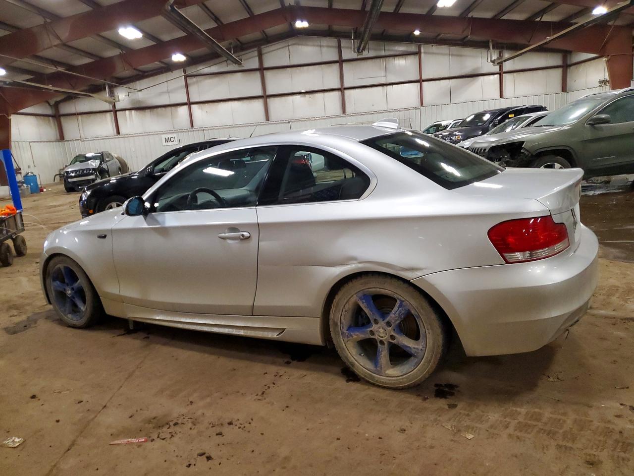 2008 Bmw 128 I Silver vin: WBAUP73568VF09411