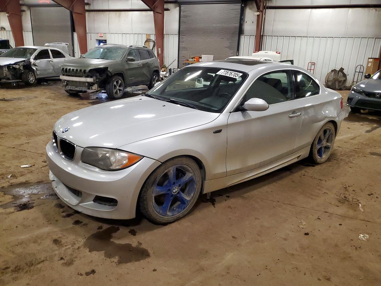 2008 Bmw 128 I Silver vin: WBAUP73568VF09411