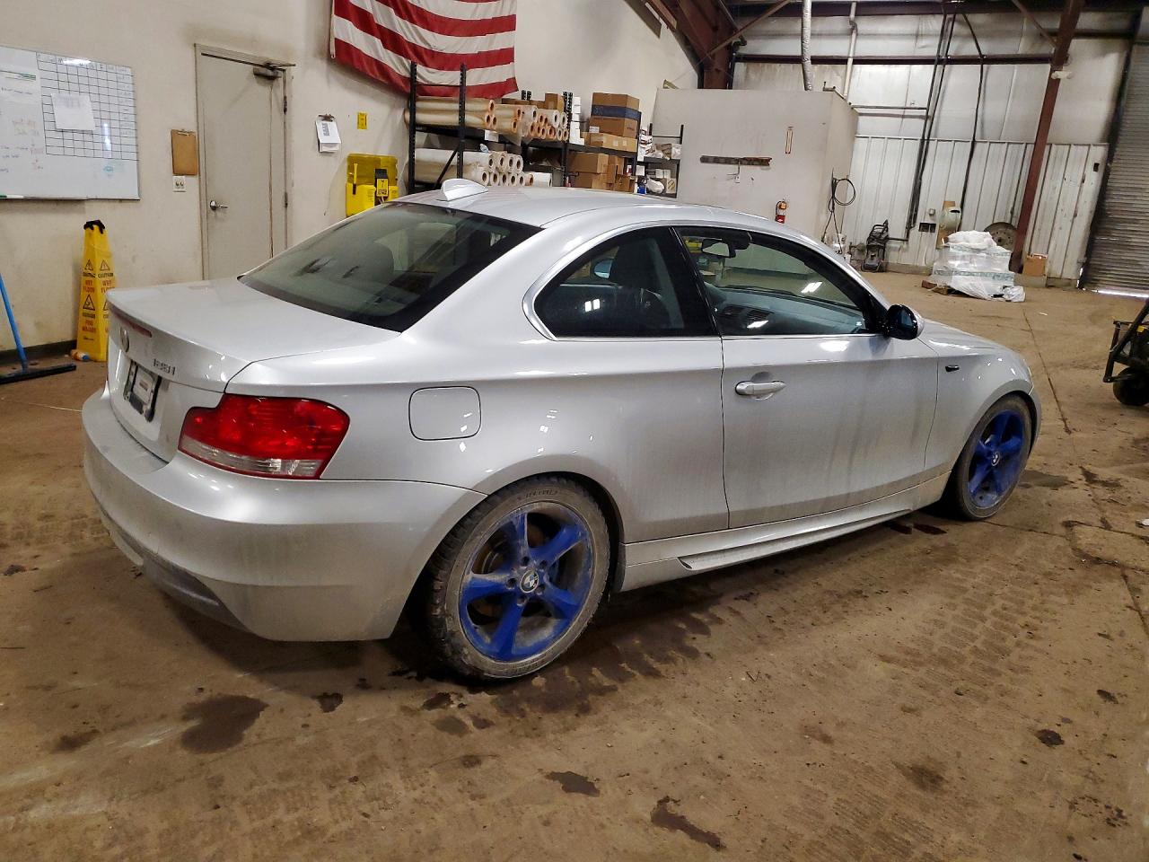 2008 Bmw 128 I Silver vin: WBAUP73568VF09411