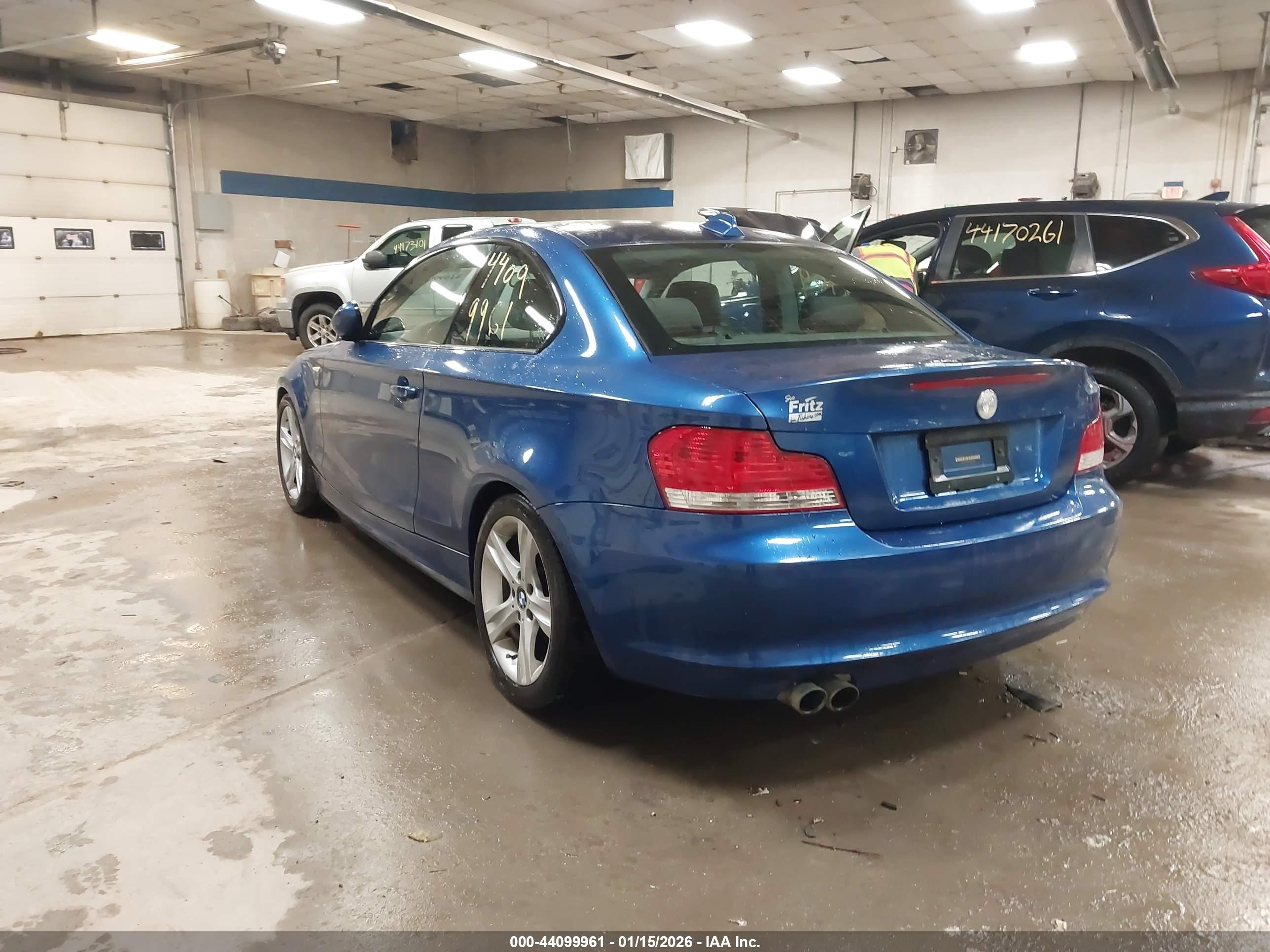 2008 Bmw 128i   Blue vin: WBAUP73578VF09594
