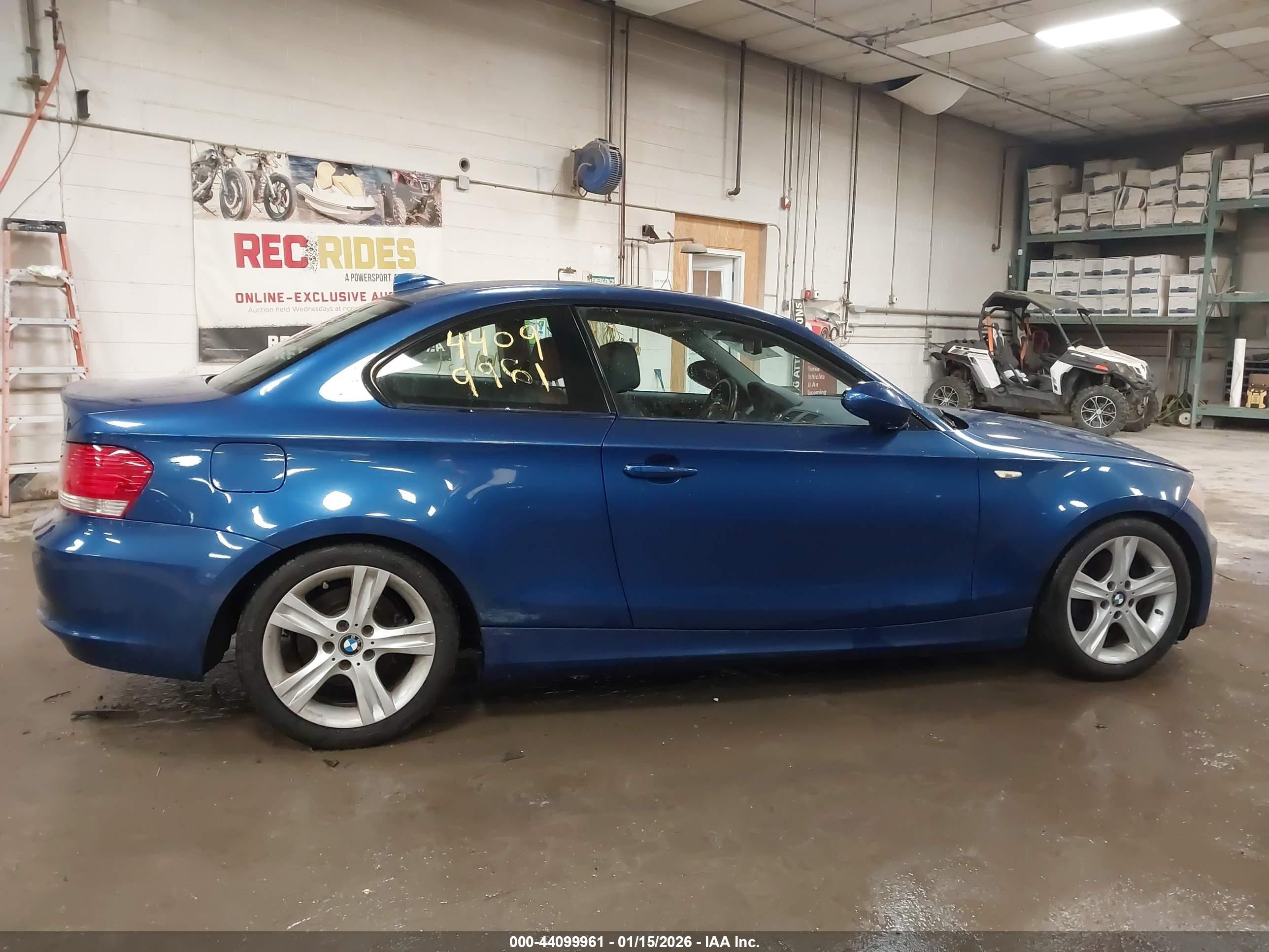 2008 Bmw 128i   Blue vin: WBAUP73578VF09594