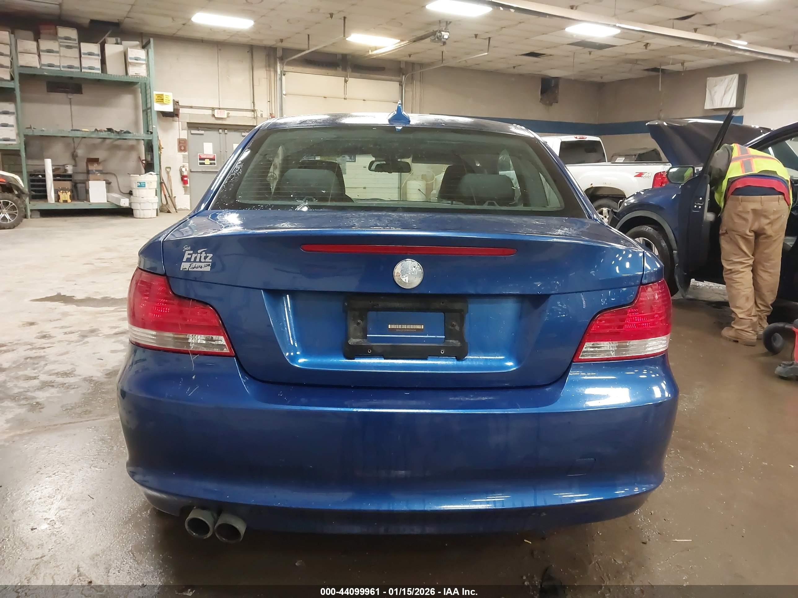 2008 Bmw 128i   Blue vin: WBAUP73578VF09594