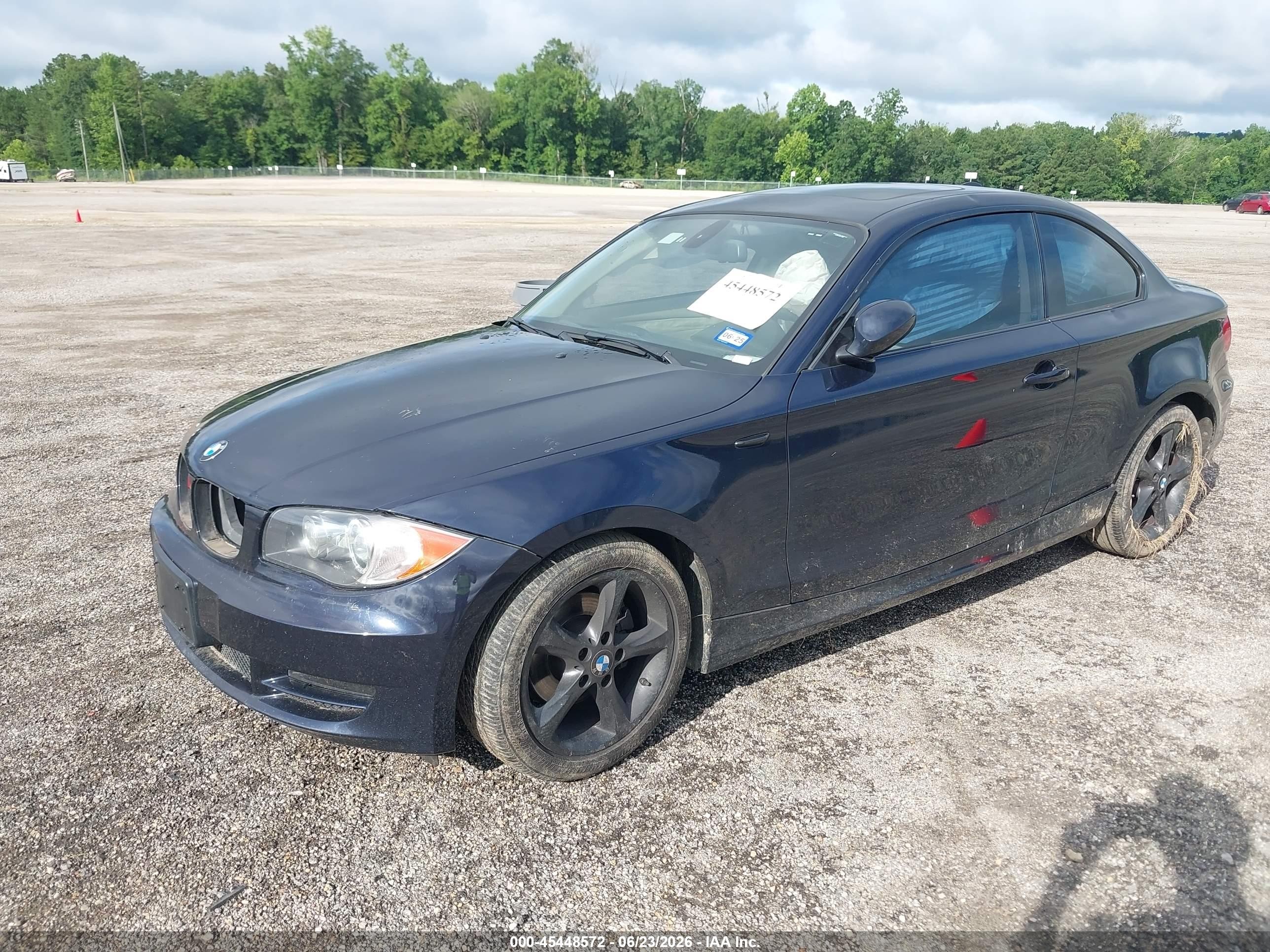 2009 Bmw 128i   Blue vin: WBAUP73579VK76444