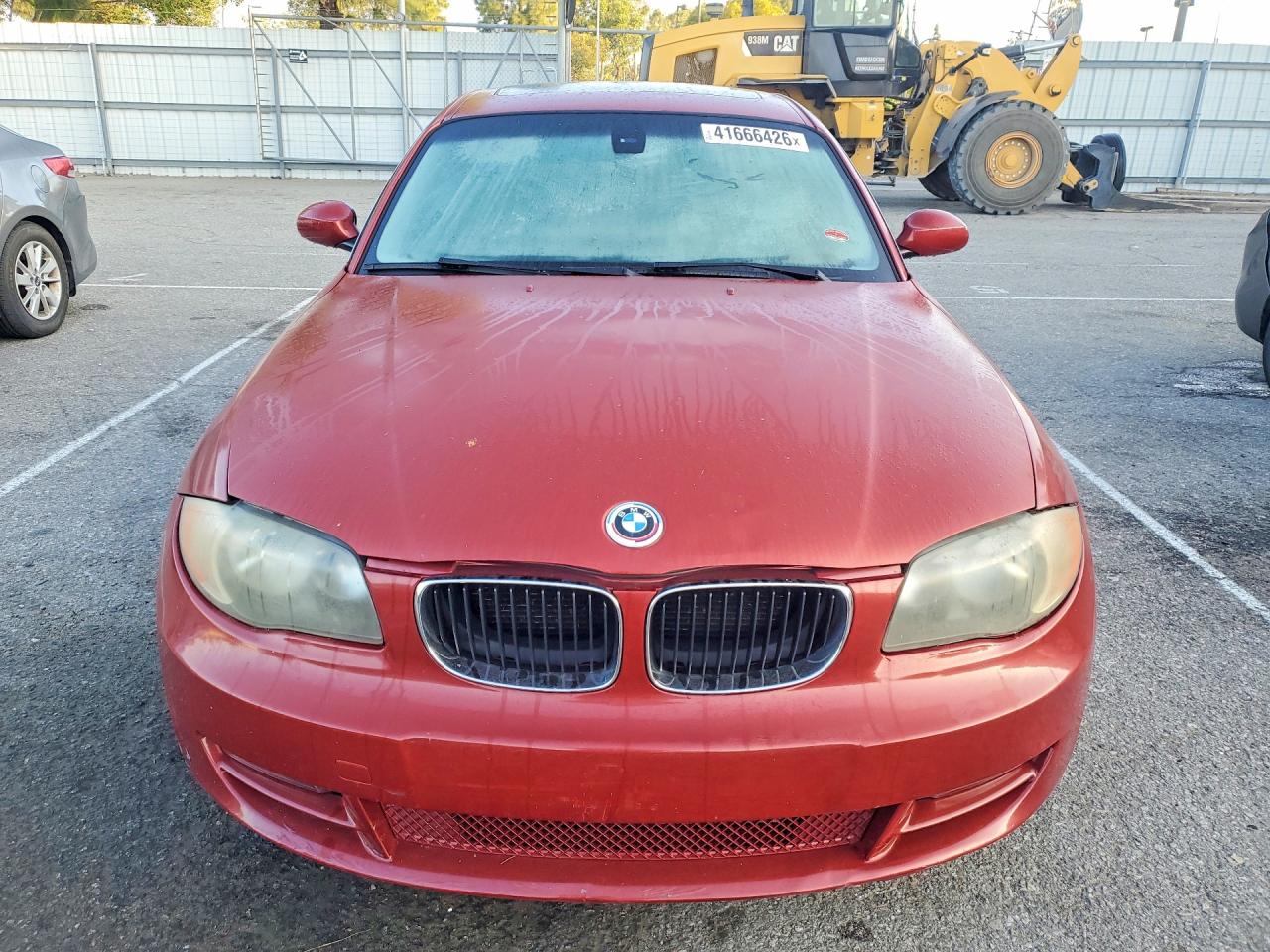 2008 Bmw 128 I Red vin: WBAUP73588VF08468