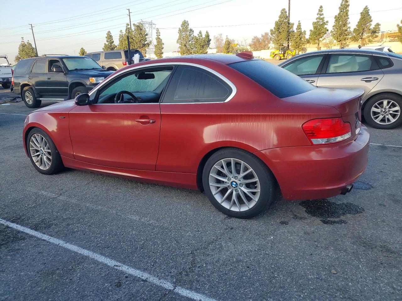 2008 Bmw 128 I Red vin: WBAUP73588VF08468