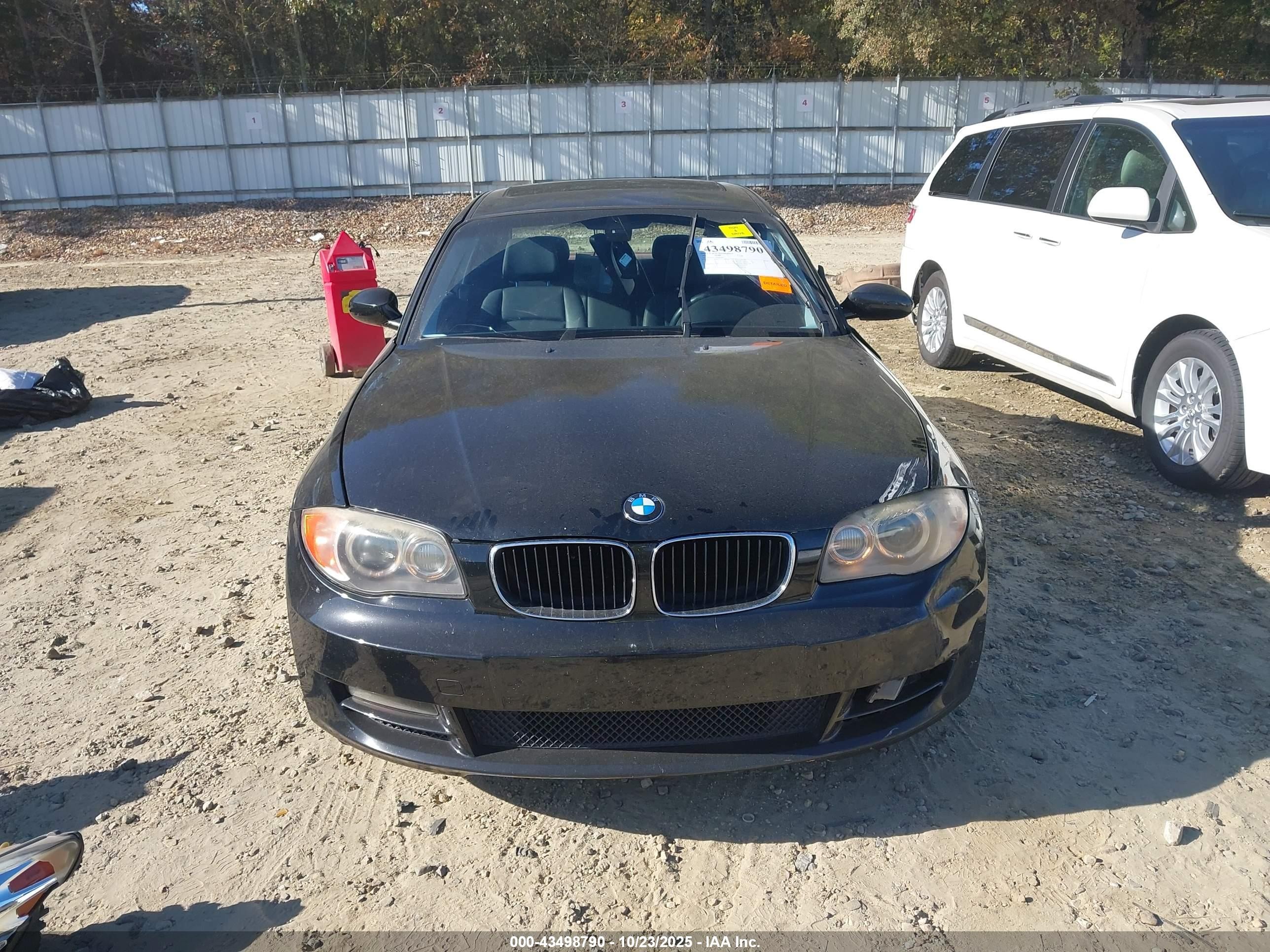 2009 Bmw 128i   Black vin: WBAUP73589VK74623