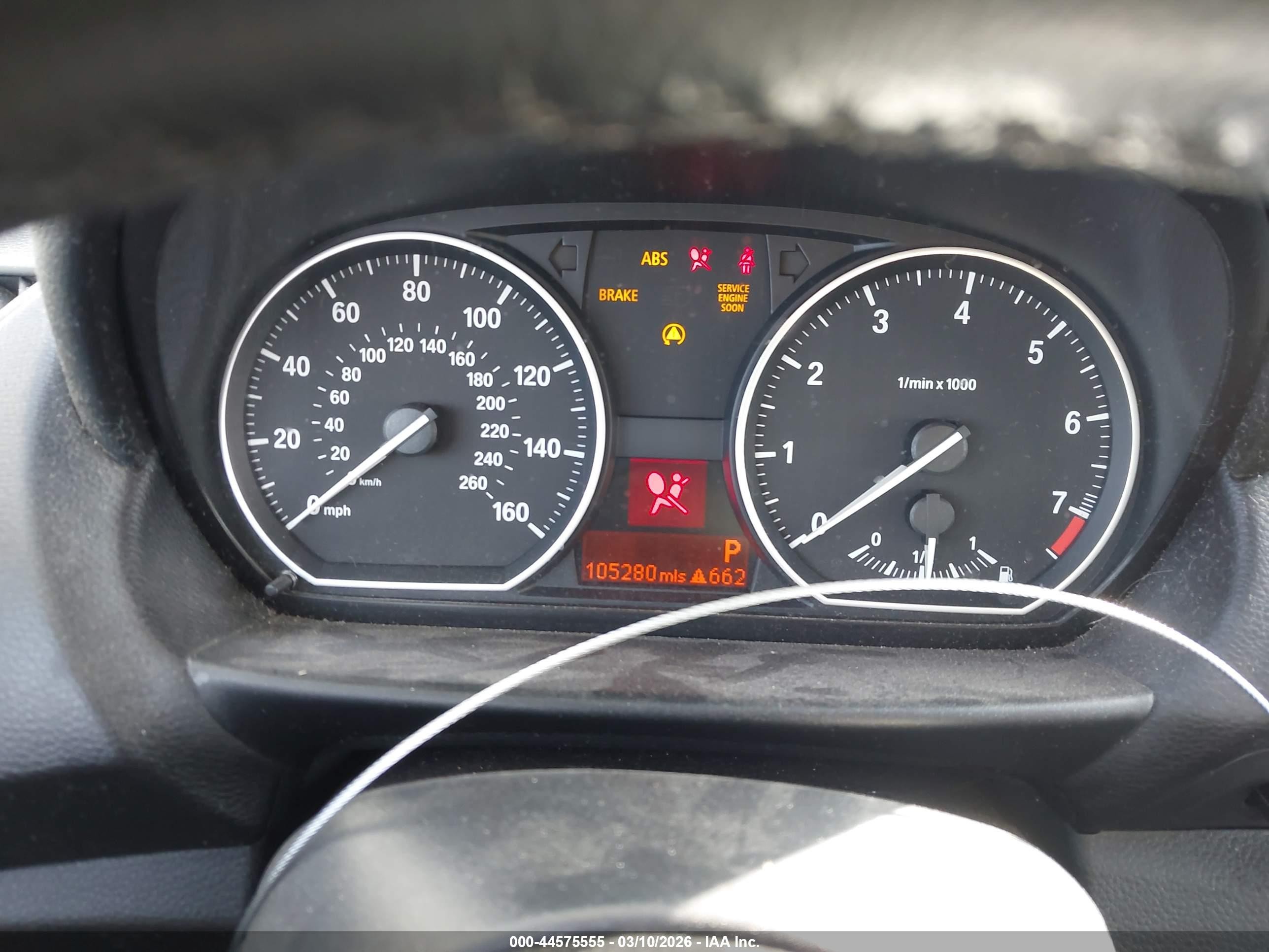2009 Bmw 128i   Серый vin: WBAUP73589VK74721