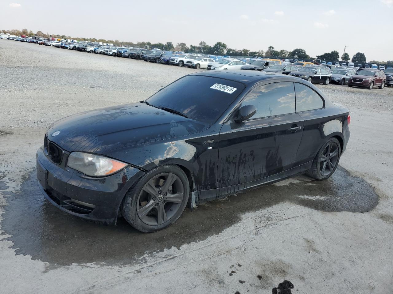 2009 Bmw 128 I Black vin: WBAUP73599VK74503