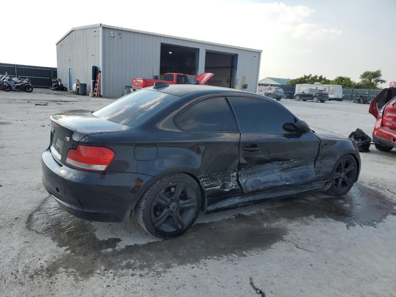 2009 Bmw 128 I Black vin: WBAUP73599VK74503