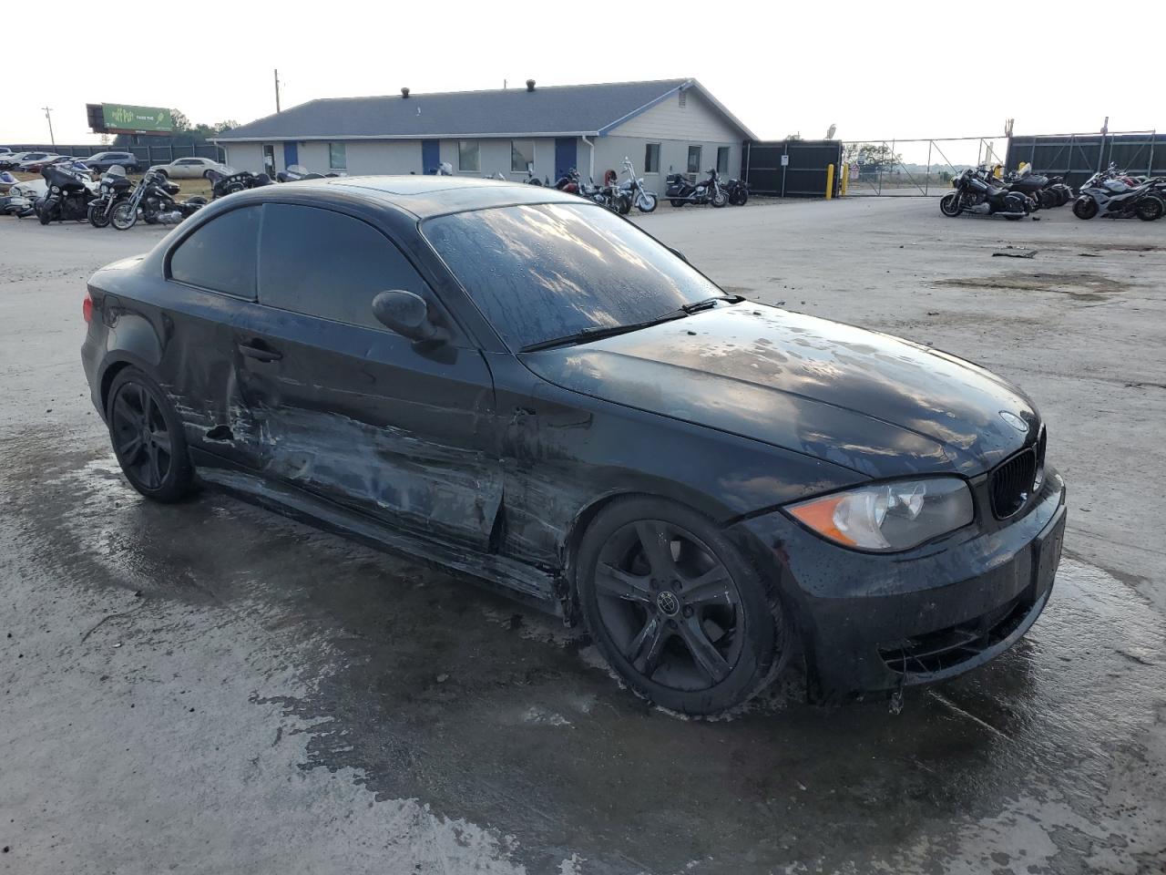 2009 Bmw 128 I Black vin: WBAUP73599VK74503