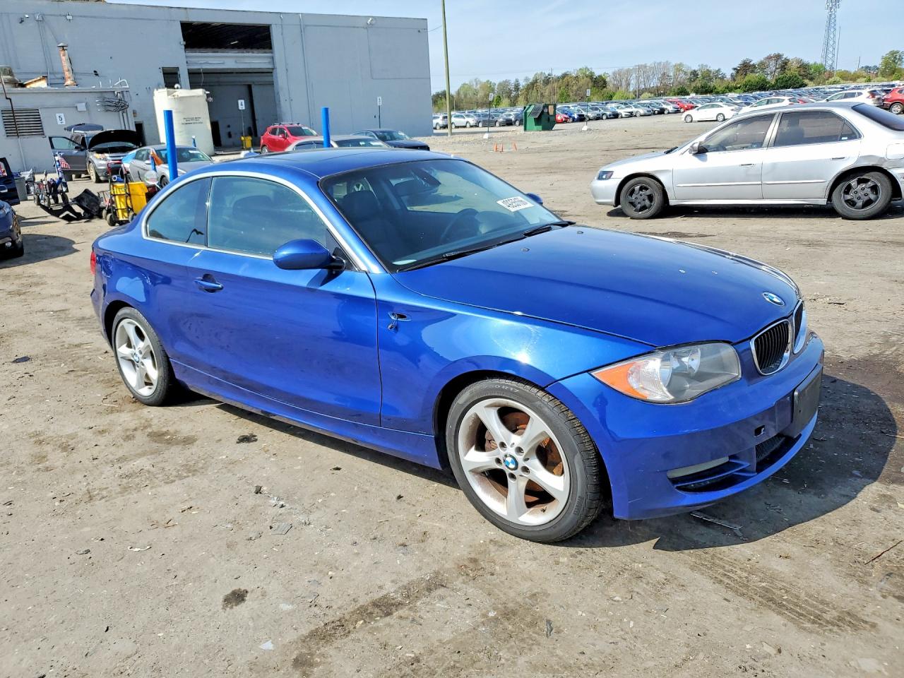 2009 Bmw 128 I Blue vin: WBAUP73599VK76056