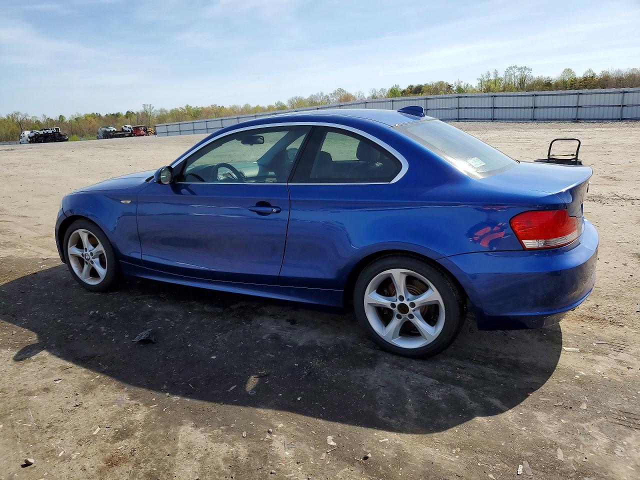 2009 Bmw 128 I Blue vin: WBAUP73599VK76056