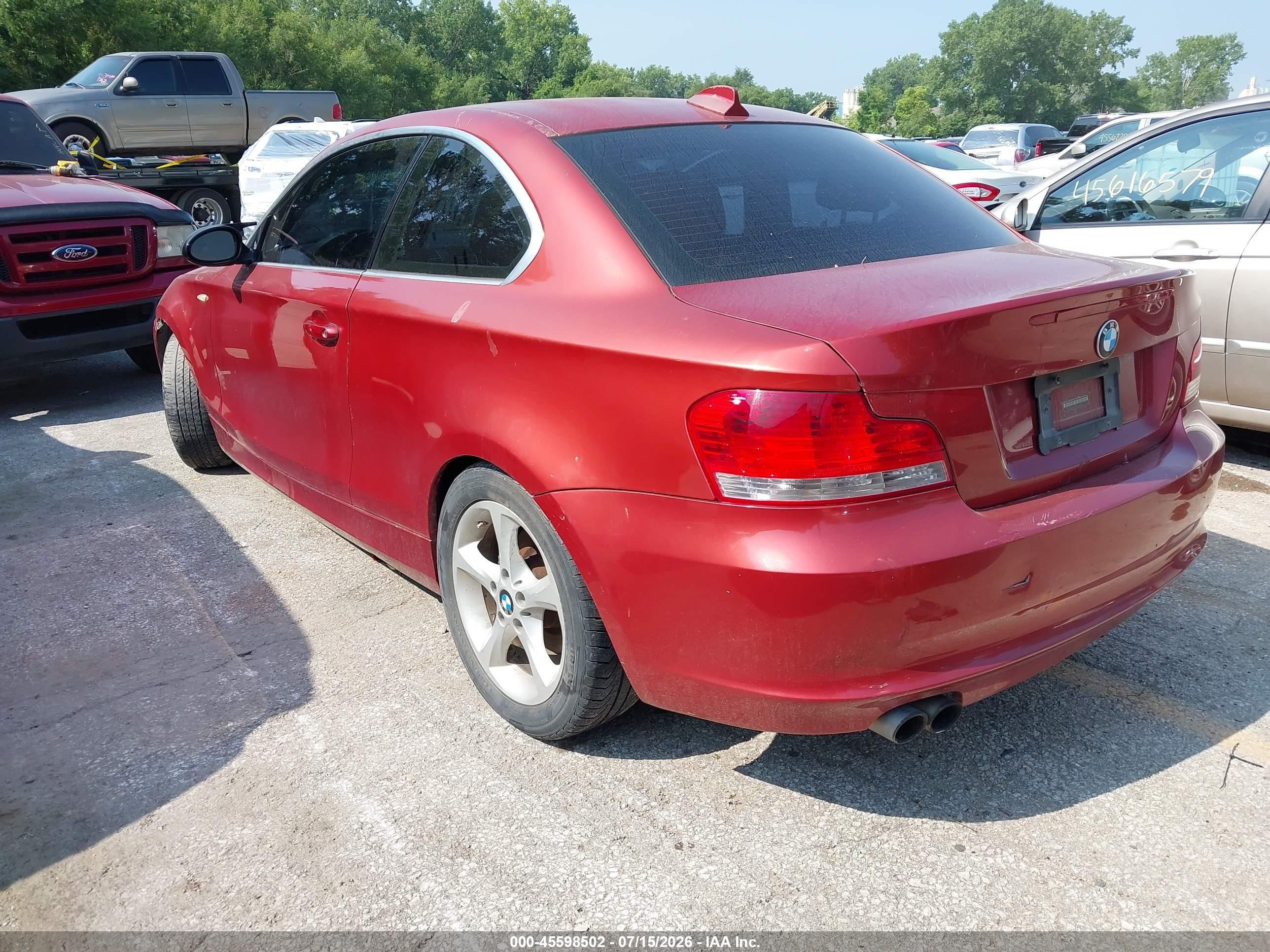 2008 Bmw 128i   Orange vin: WBAUP735X8VF08357