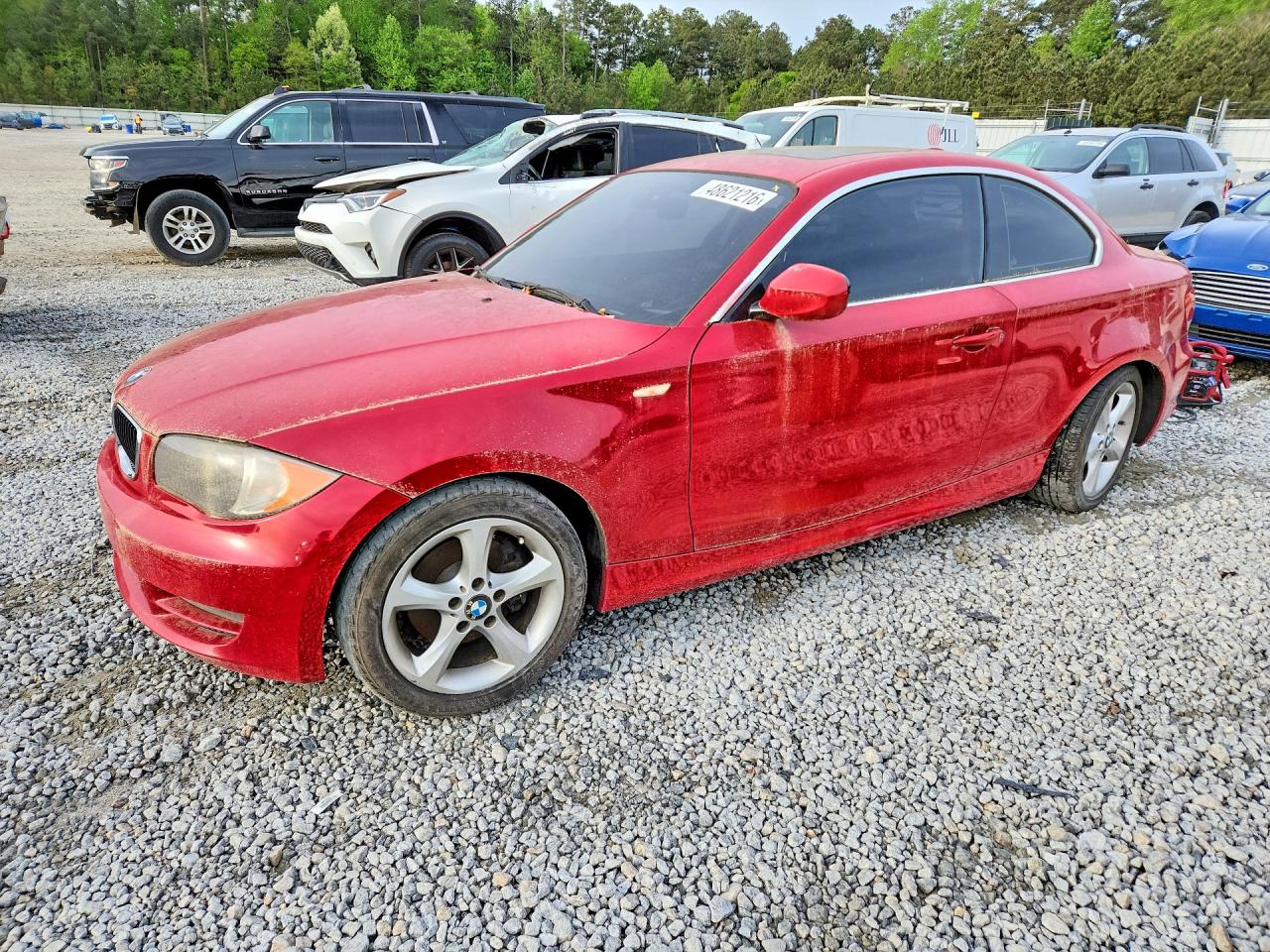 2010 Bmw 128 I Red vin: WBAUP7C50AVK77360