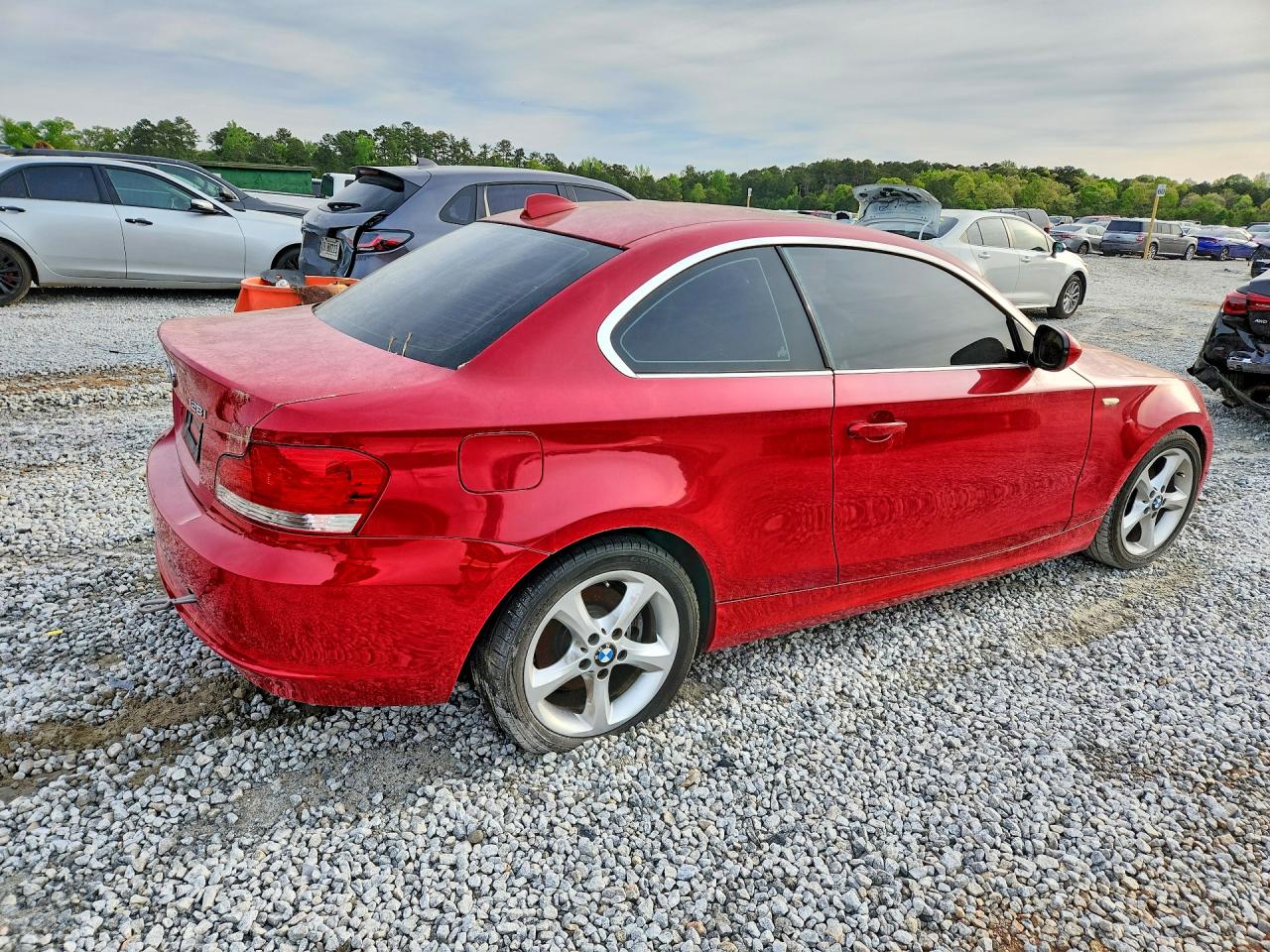 2010 Bmw 128 I Red vin: WBAUP7C50AVK77360