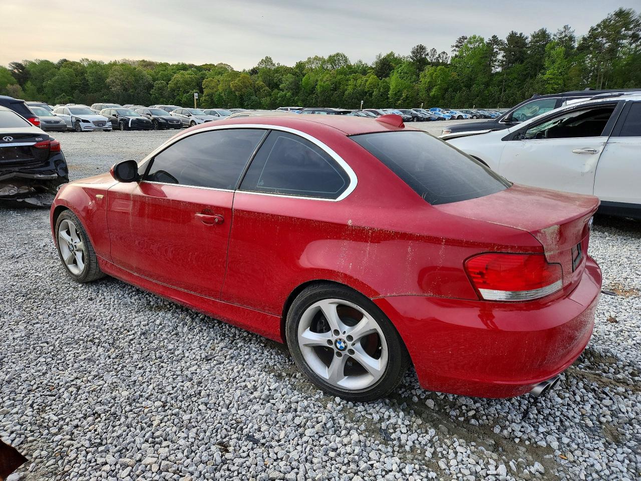 2010 Bmw 128 I Red vin: WBAUP7C50AVK77360
