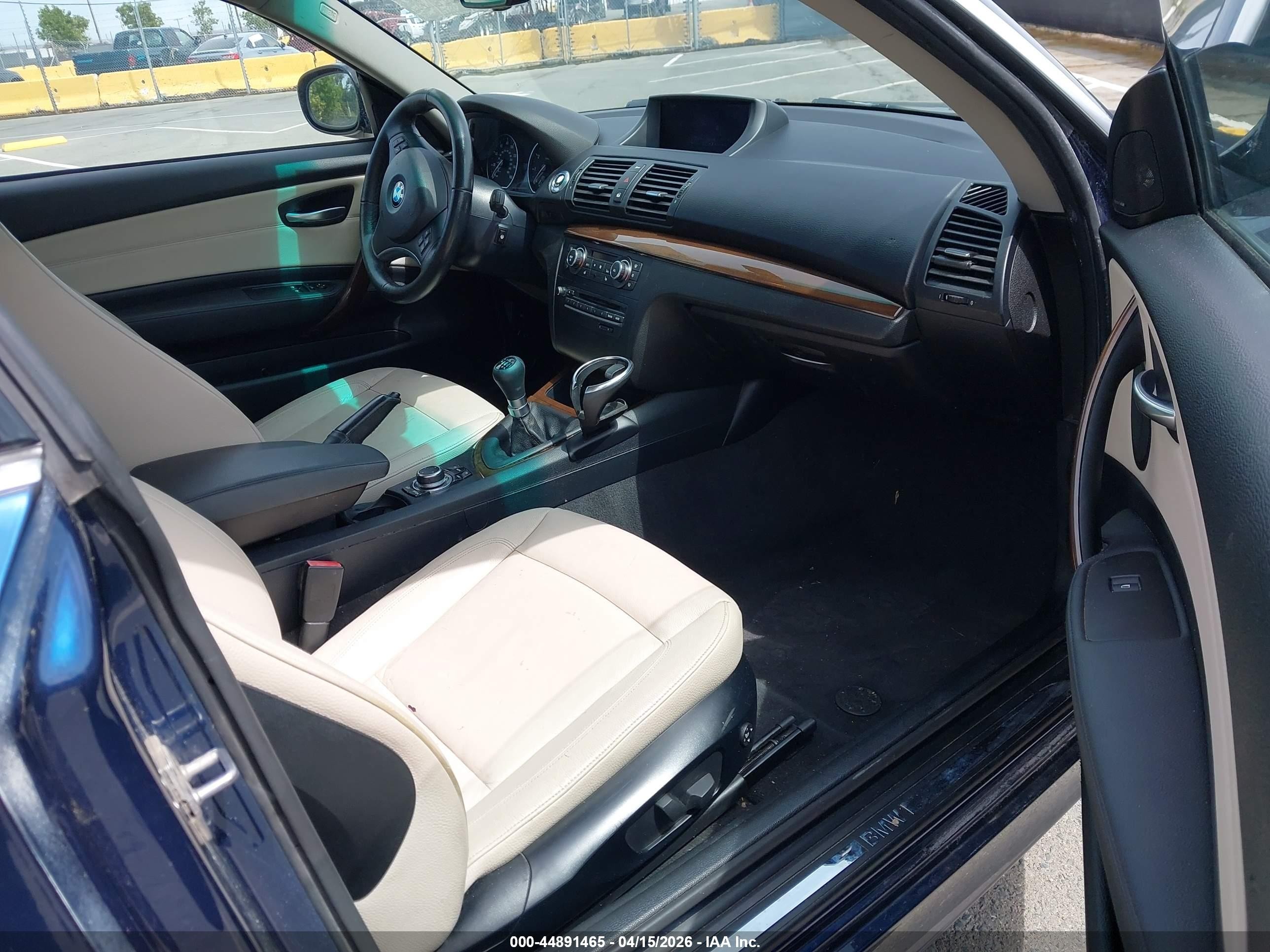 2012 Bmw 128i   Dark Blue vin: WBAUP7C50CVM55030
