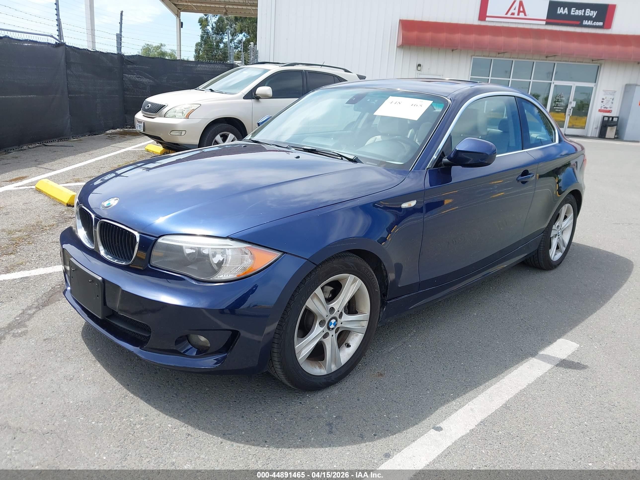 2012 Bmw 128i   Dark Blue vin: WBAUP7C50CVM55030