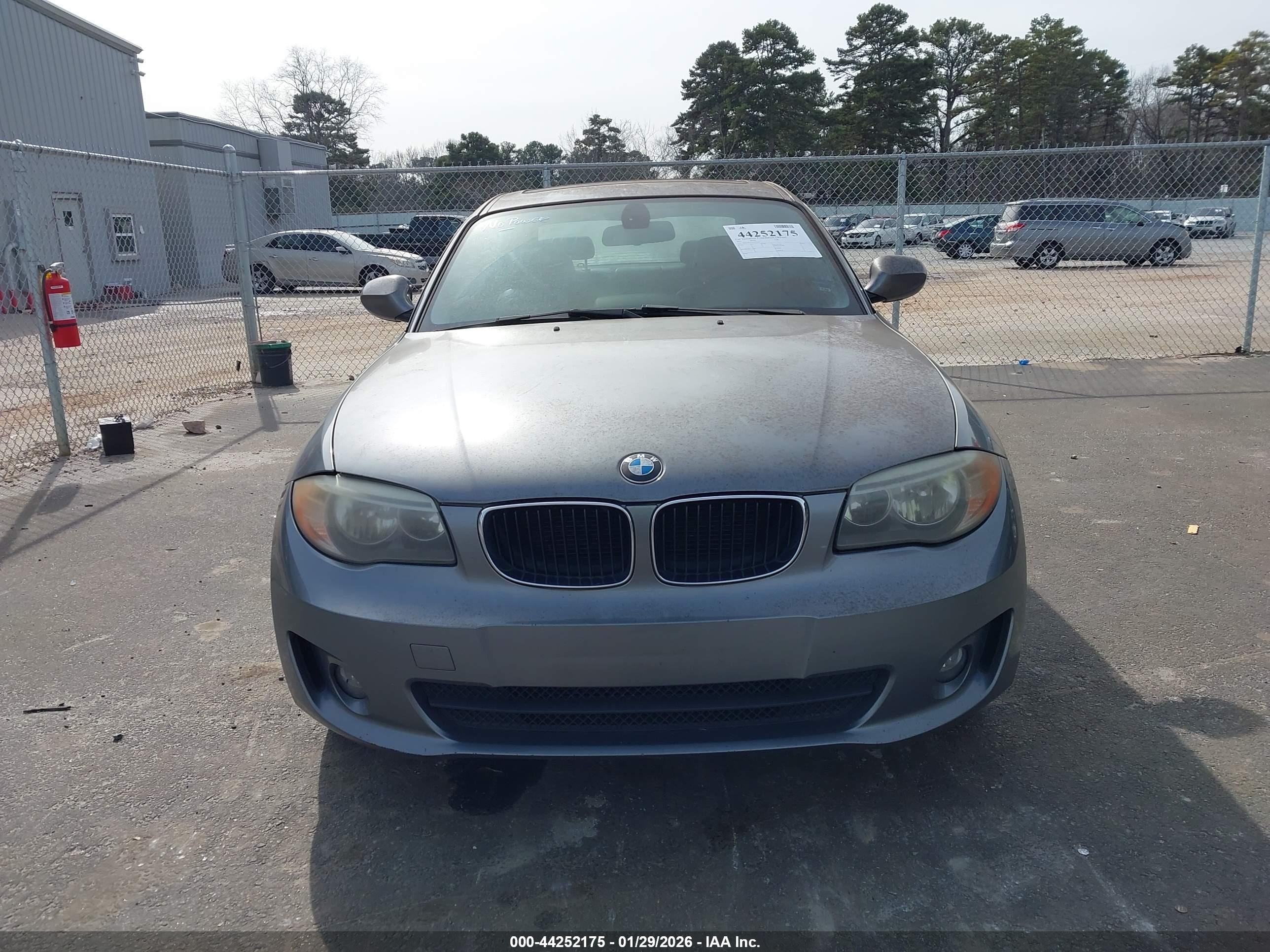 2012 Bmw 128i   Gray vin: WBAUP7C50CVP23235