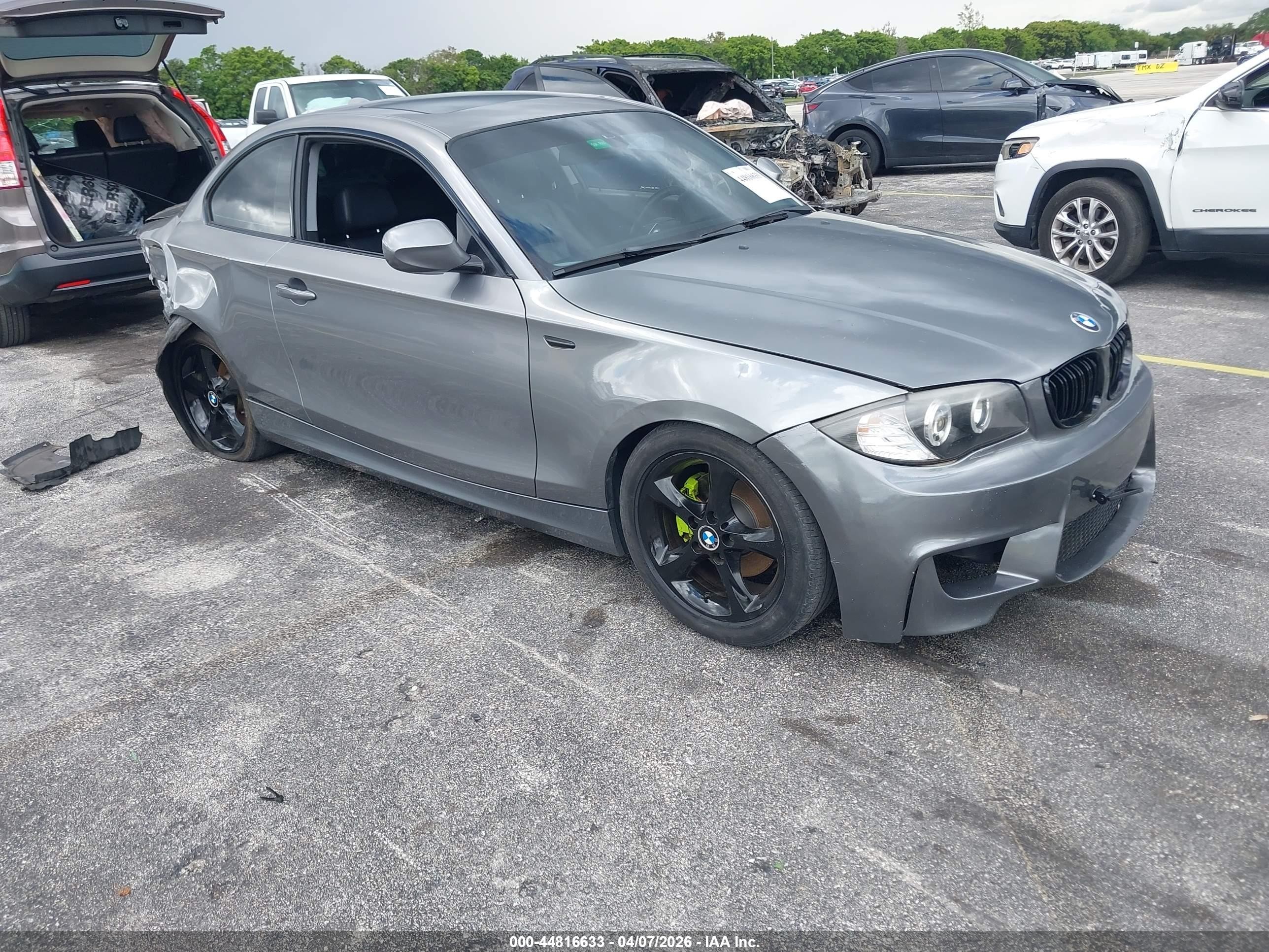 2011 Bmw 128i   Gray vin: WBAUP7C51BVK78079