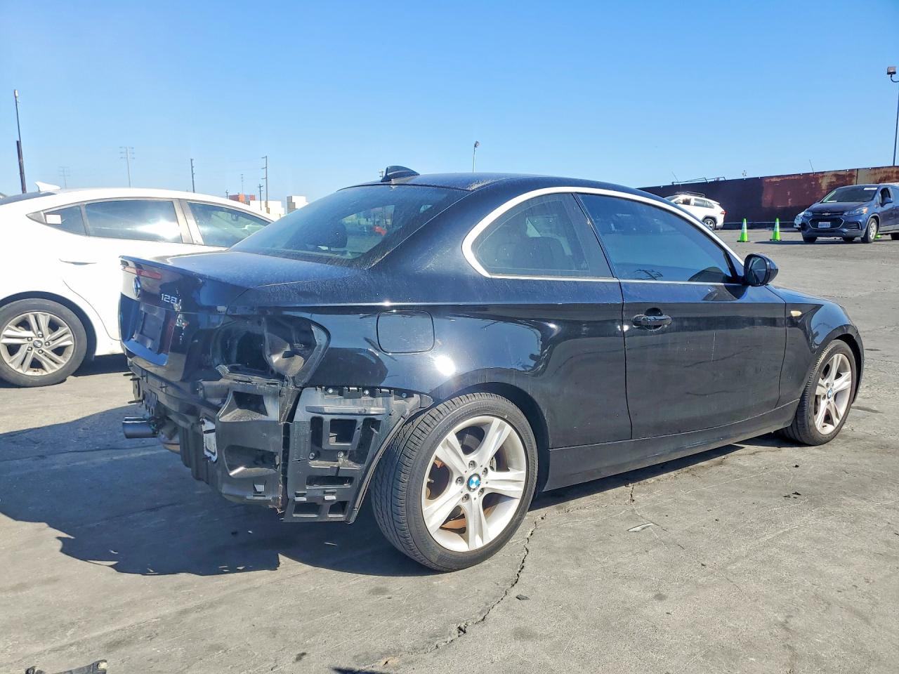 2013 Bmw 128 I Black vin: WBAUP7C51DVP25450
