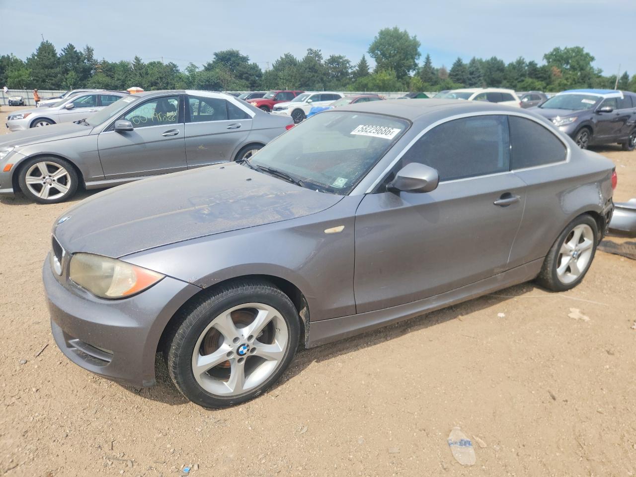 2011 Bmw 128 I Gray vin: WBAUP7C52BVM54377