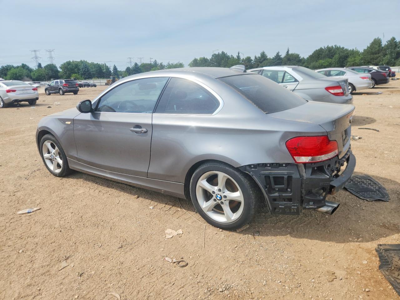 2011 Bmw 128 I Gray vin: WBAUP7C52BVM54377
