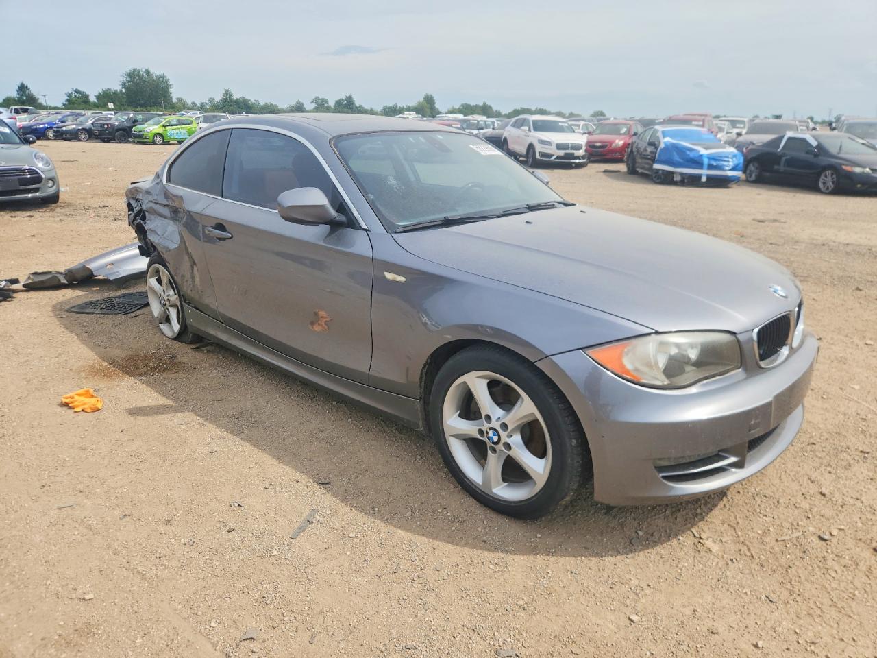 2011 Bmw 128 I Gray vin: WBAUP7C52BVM54377