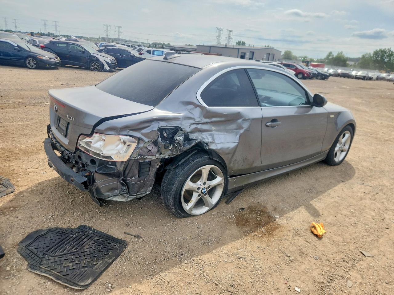 2011 Bmw 128 I Gray vin: WBAUP7C52BVM54377