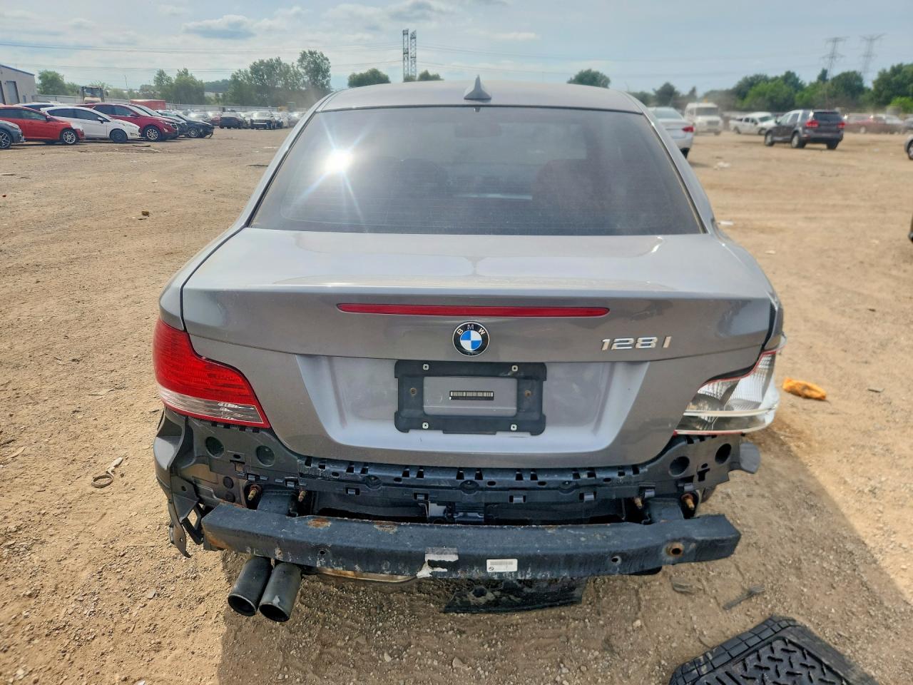 2011 Bmw 128 I Gray vin: WBAUP7C52BVM54377