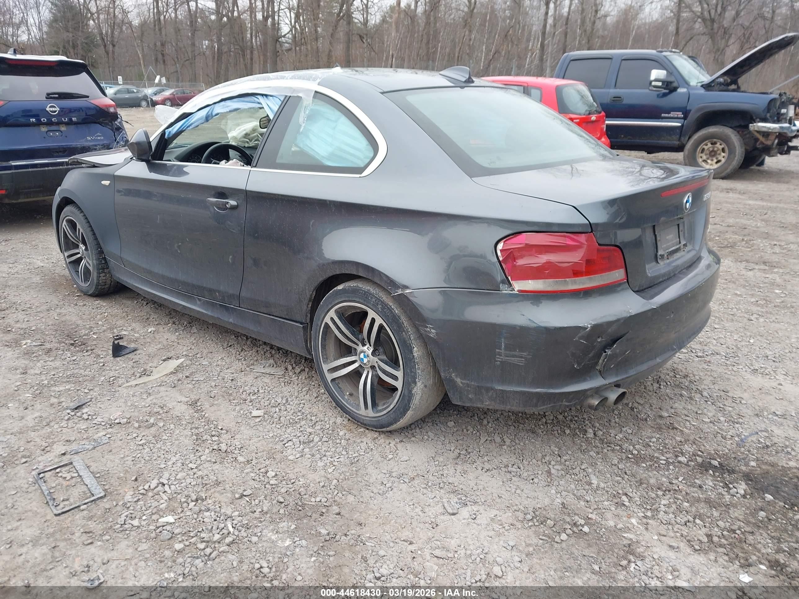 2012 Bmw 128i   Gray vin: WBAUP7C52CVP24001