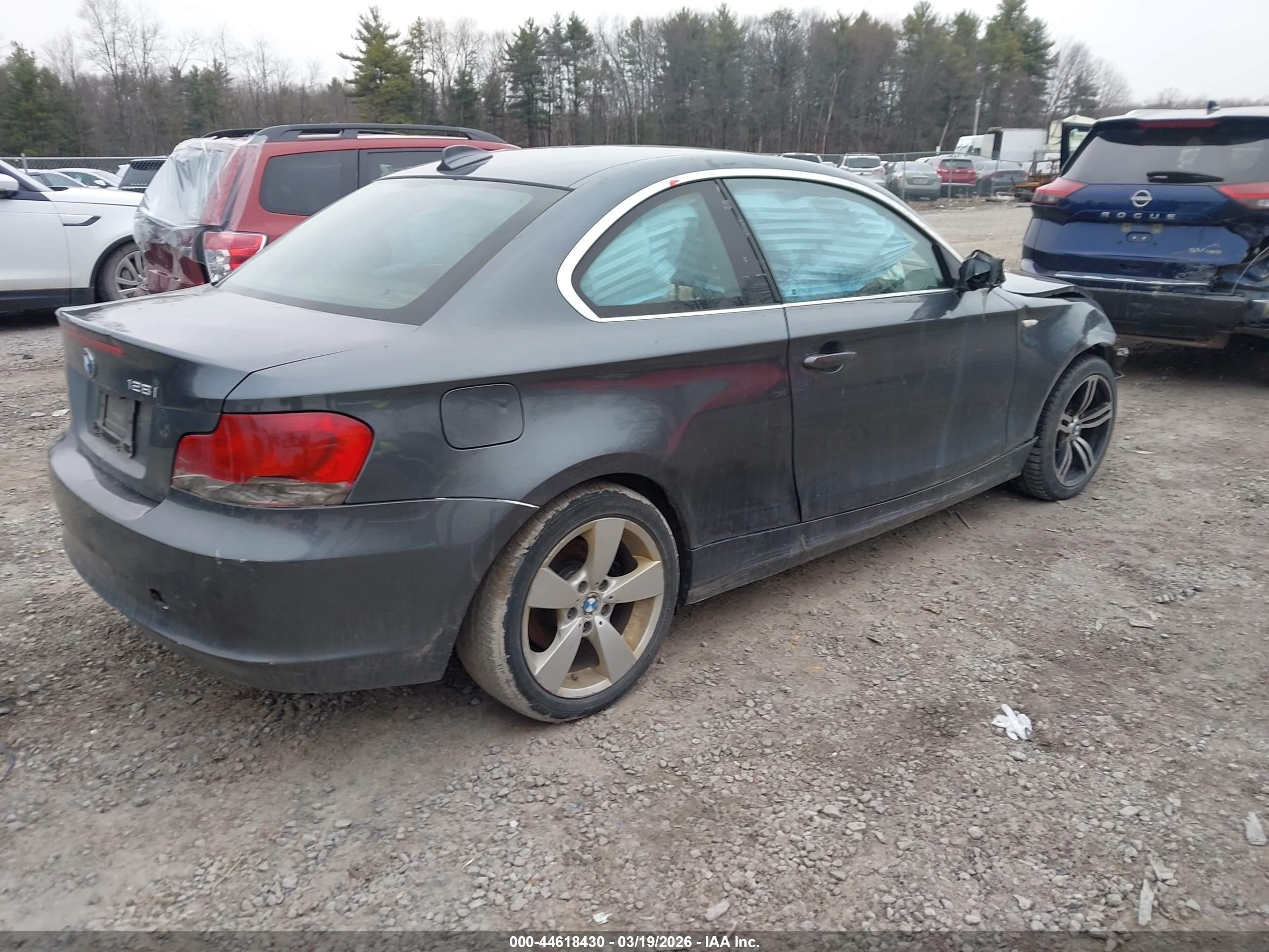 2012 Bmw 128i   Gray vin: WBAUP7C52CVP24001