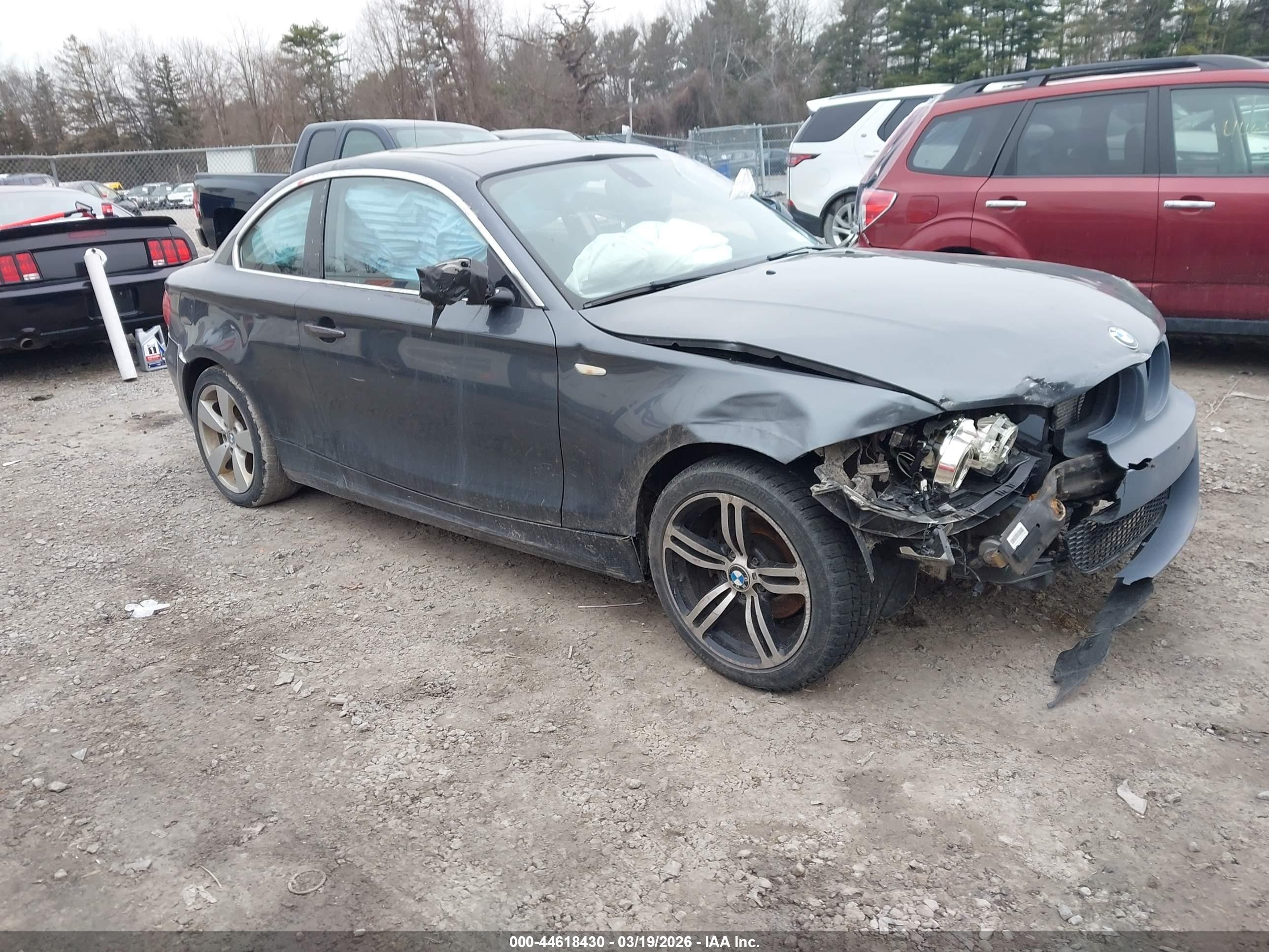 2012 Bmw 128i   Gray vin: WBAUP7C52CVP24001