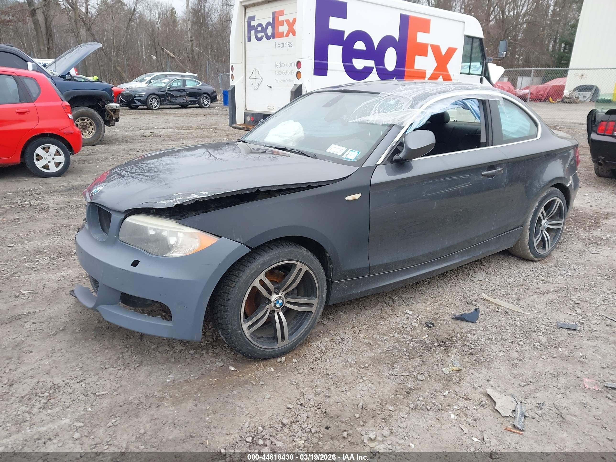 2012 Bmw 128i   Gray vin: WBAUP7C52CVP24001