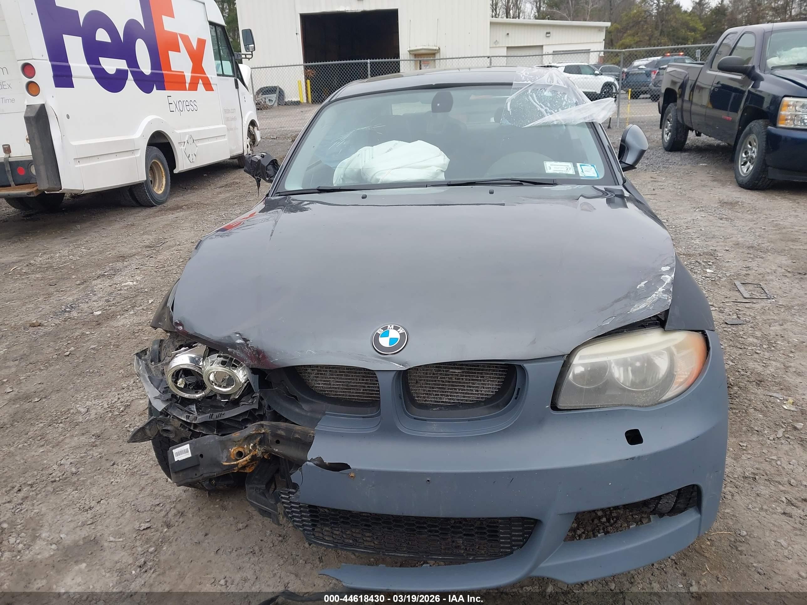 2012 Bmw 128i   Gray vin: WBAUP7C52CVP24001
