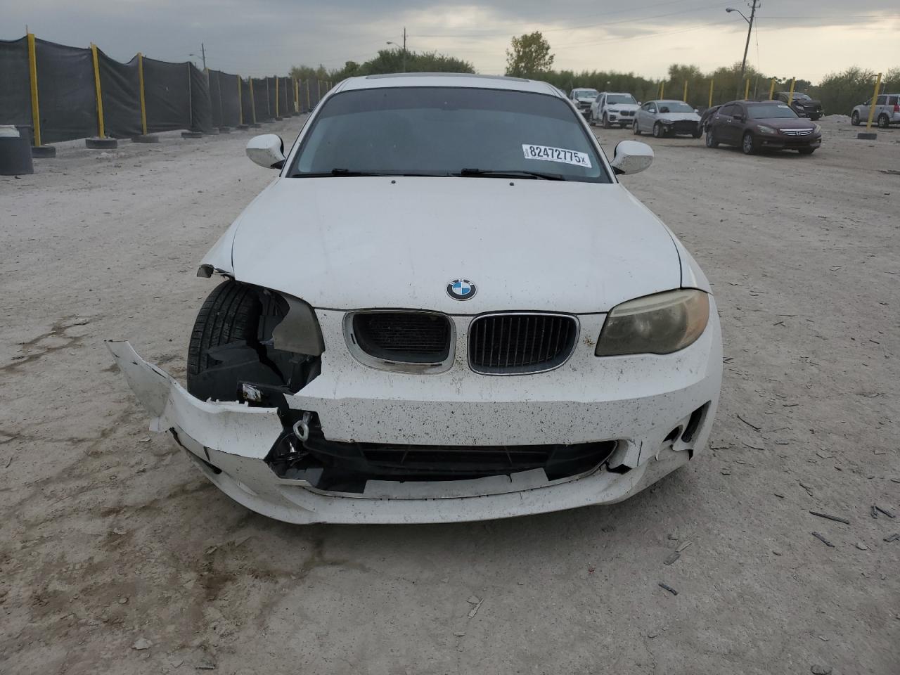 2012 Bmw 128 I White vin: WBAUP7C53CVP22578