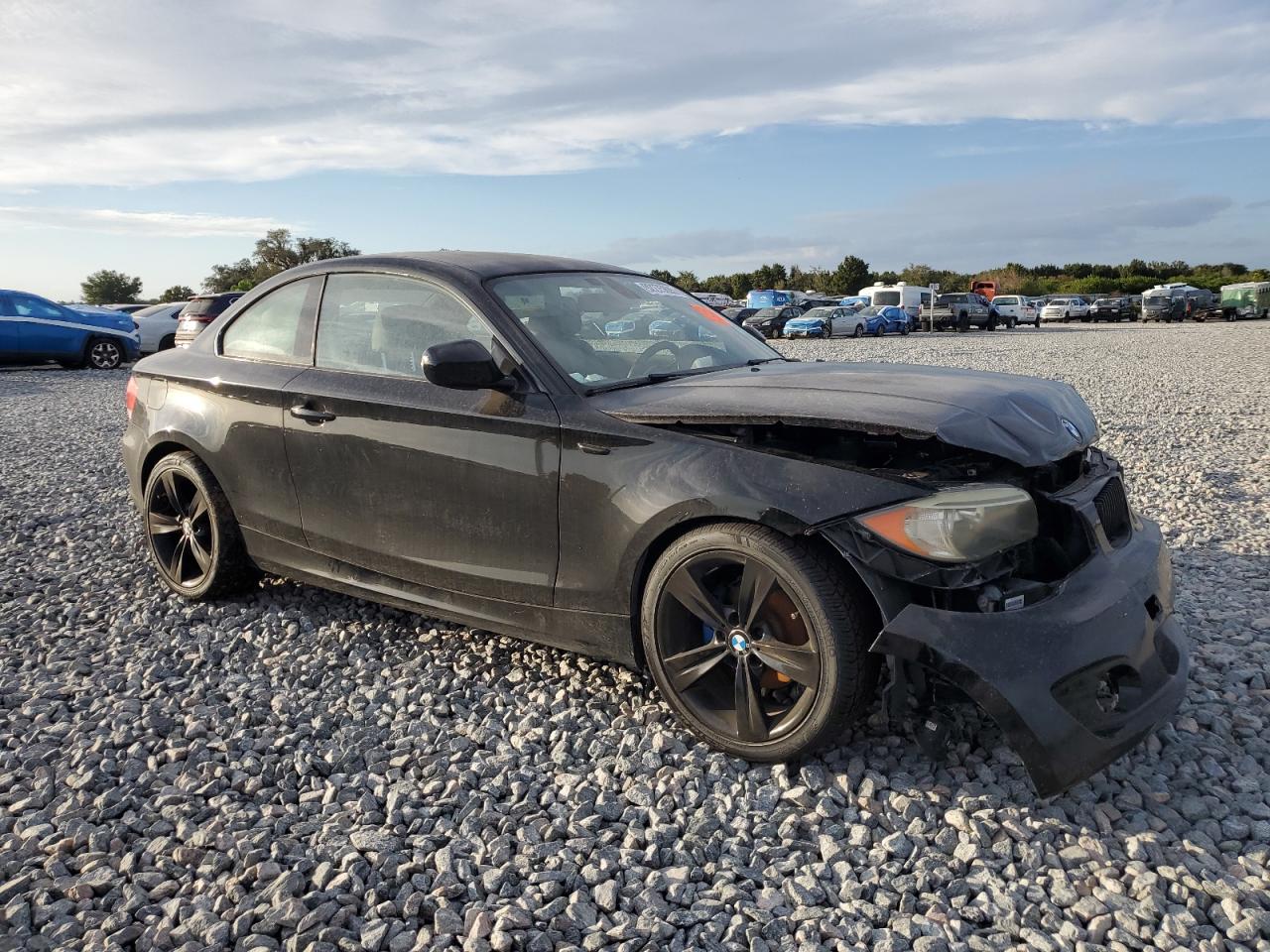 2013 Bmw 128 I Black vin: WBAUP7C53DVP25143