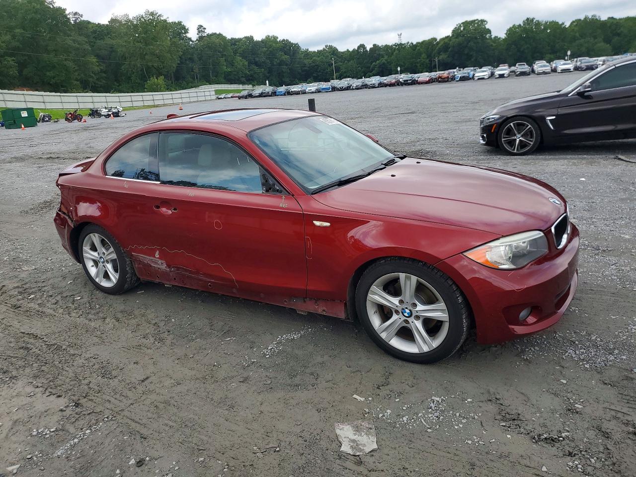 2012 Bmw 128 I Burgundy vin: WBAUP7C54CVP22685