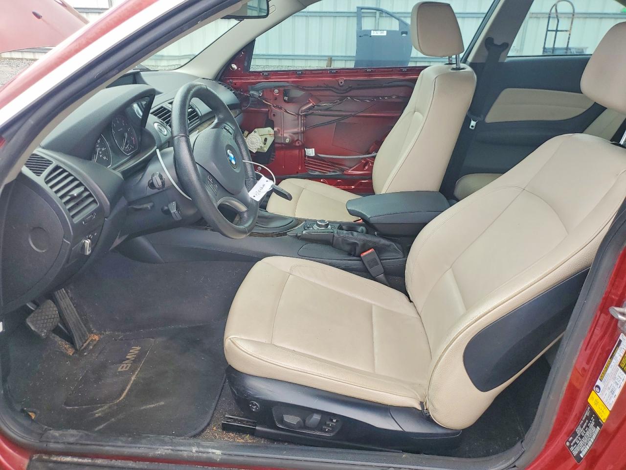 2012 Bmw 128 I Burgundy vin: WBAUP7C54CVP22685