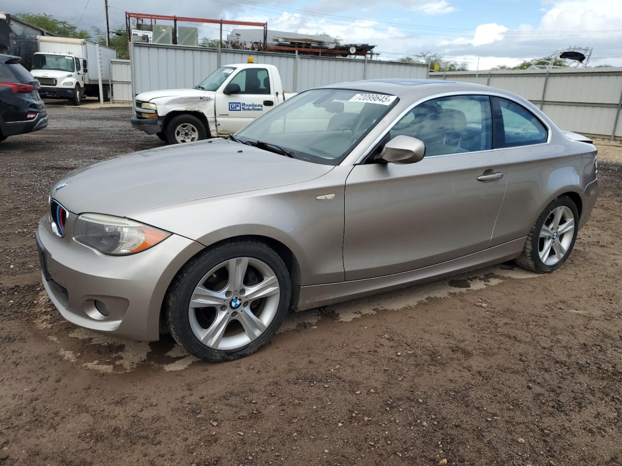 2012 Bmw 128 I Silver vin: WBAUP7C54CVP22704