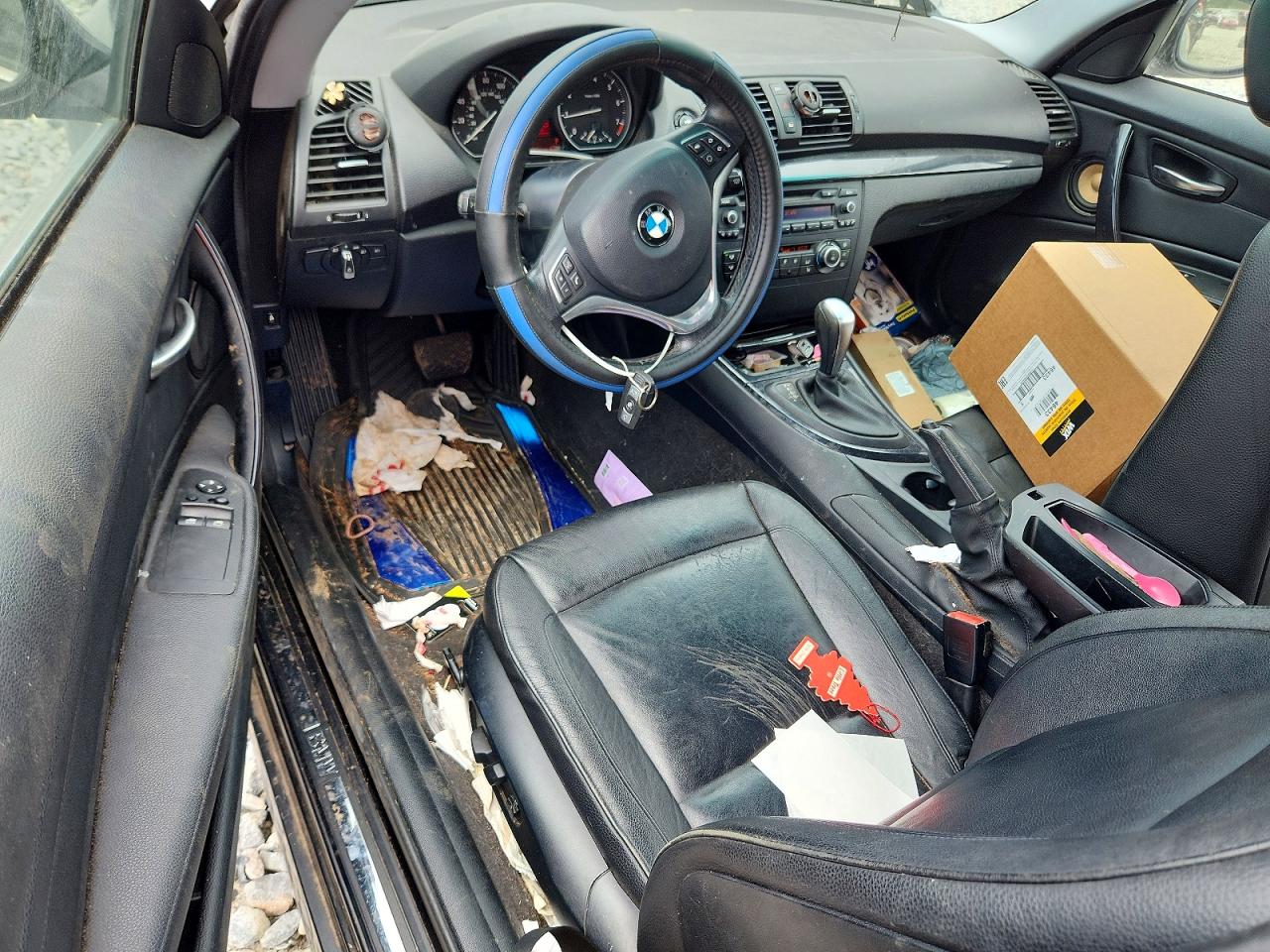 2013 Bmw 128 I Gray vin: WBAUP7C54DVP25927
