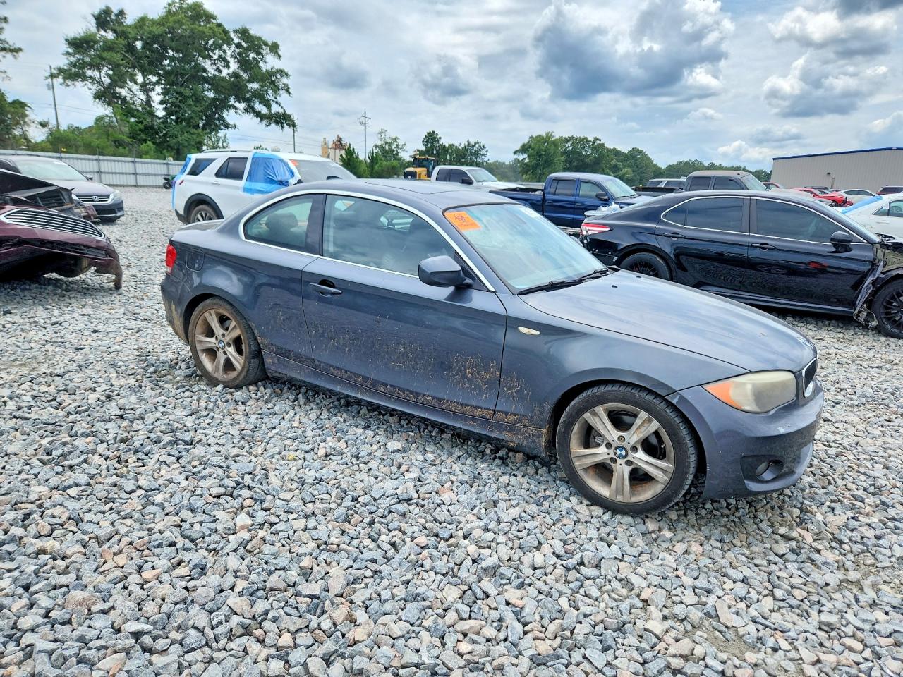 2013 Bmw 128 I Gray vin: WBAUP7C54DVP25927