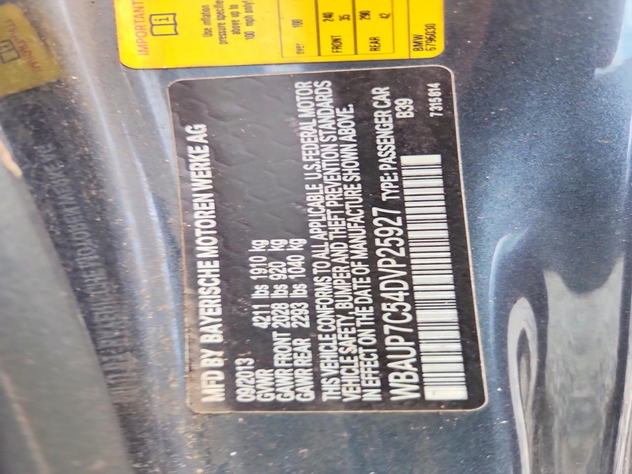 2013 Bmw 128 I Gray vin: WBAUP7C54DVP25927