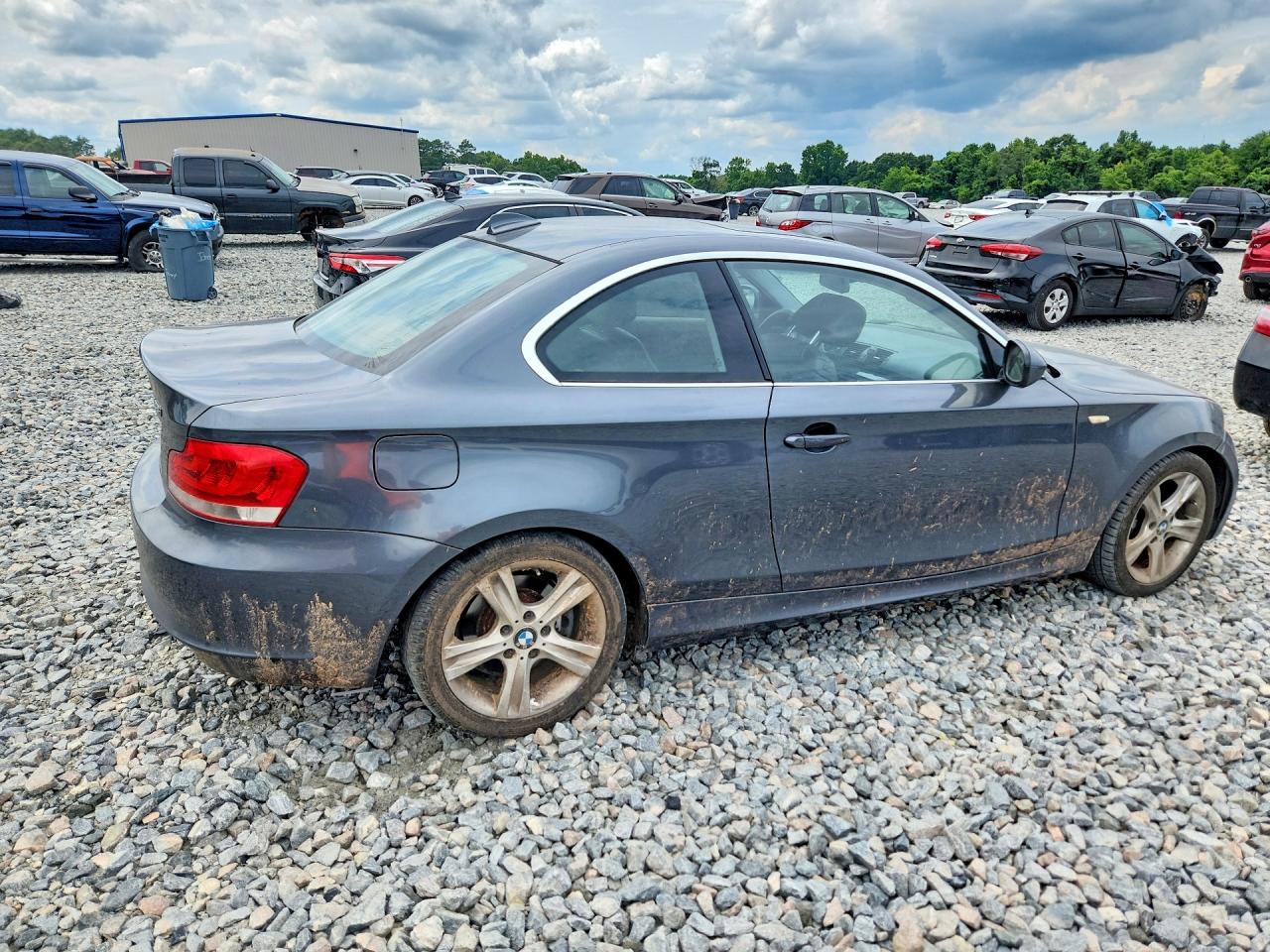 2013 Bmw 128 I Gray vin: WBAUP7C54DVP25927